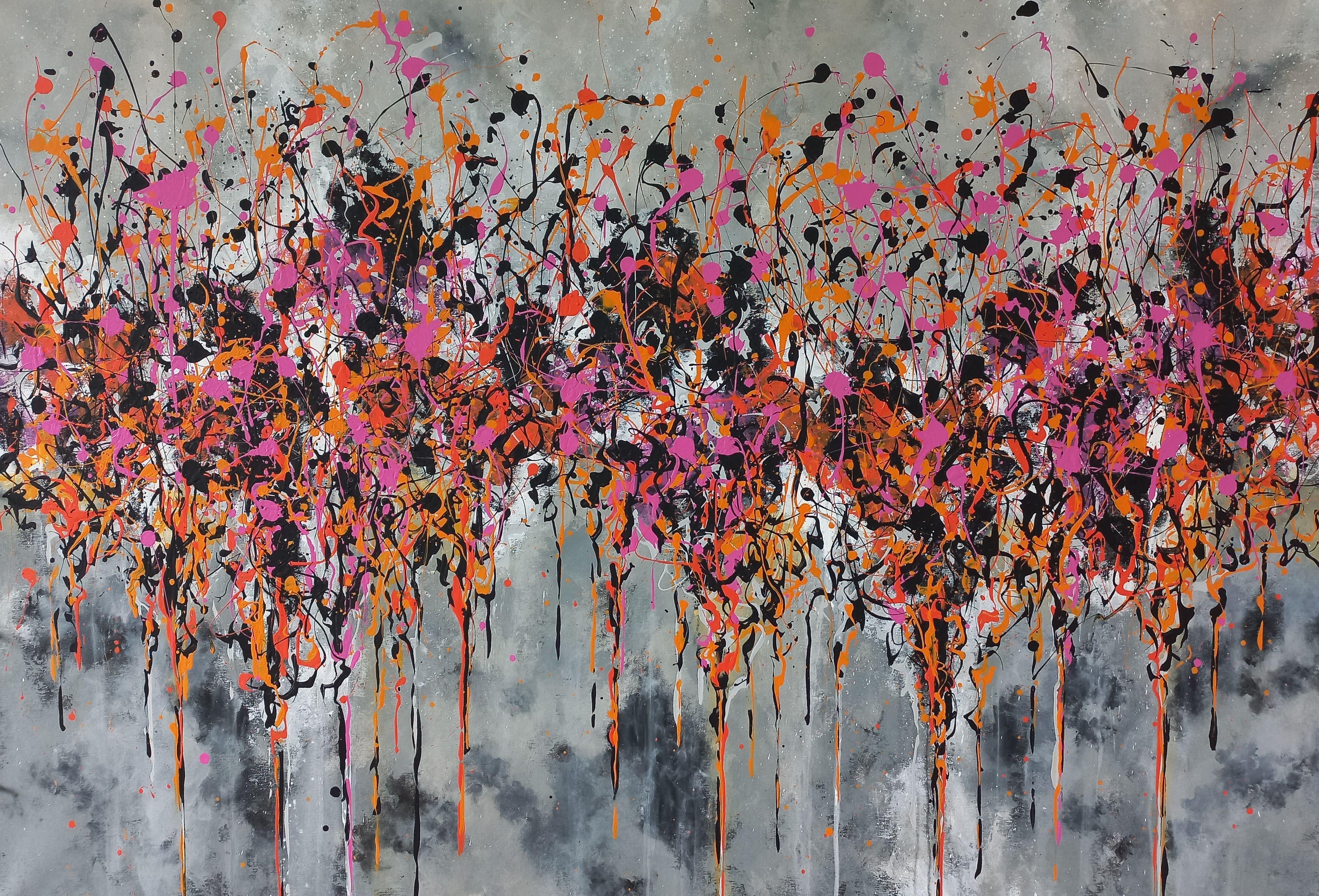 Drips 12 di M.Y., Pittura, Acrilico su tela