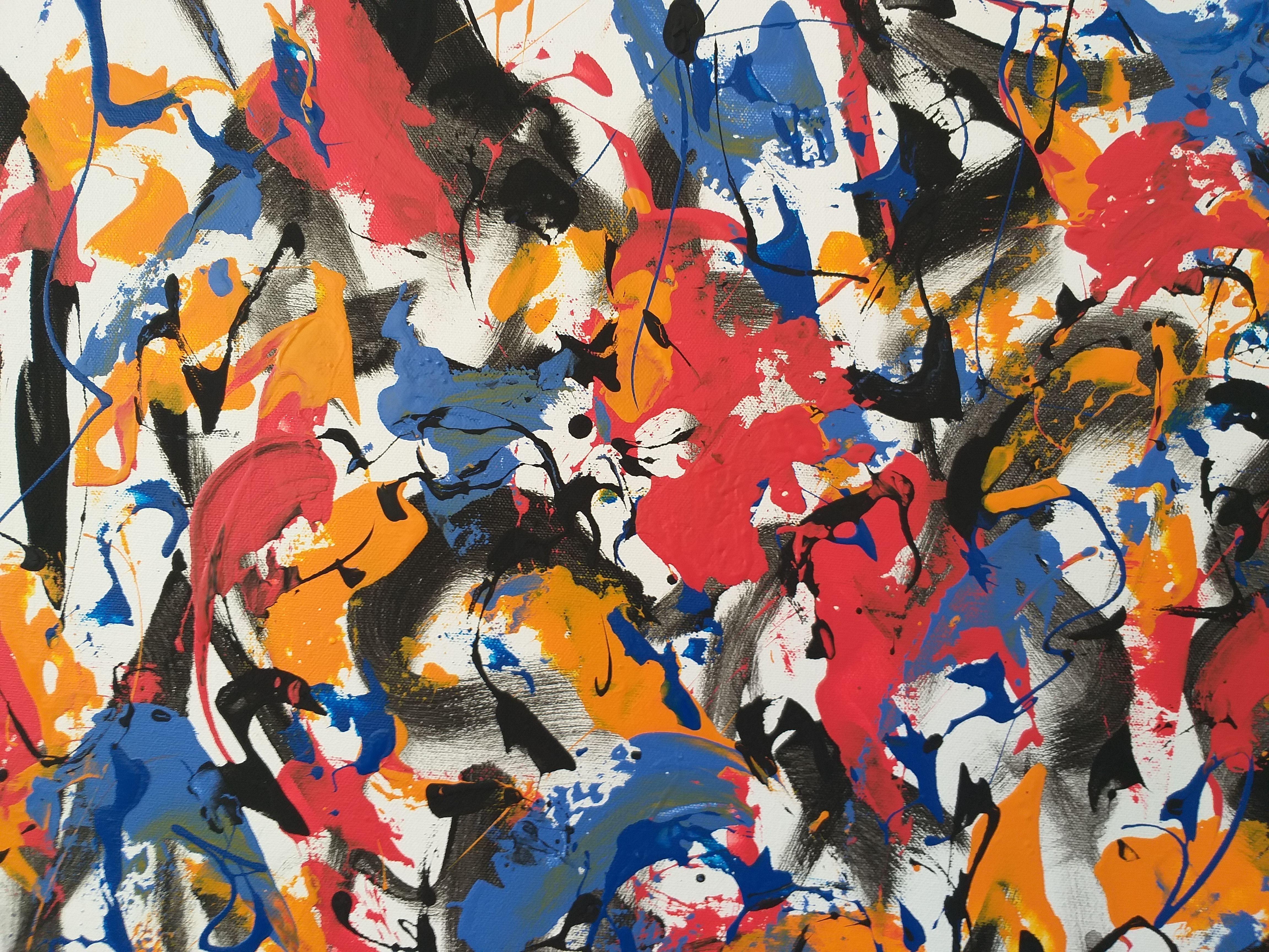 Expression 5  by M.Y., Painting, Acrylic on Canvas 1