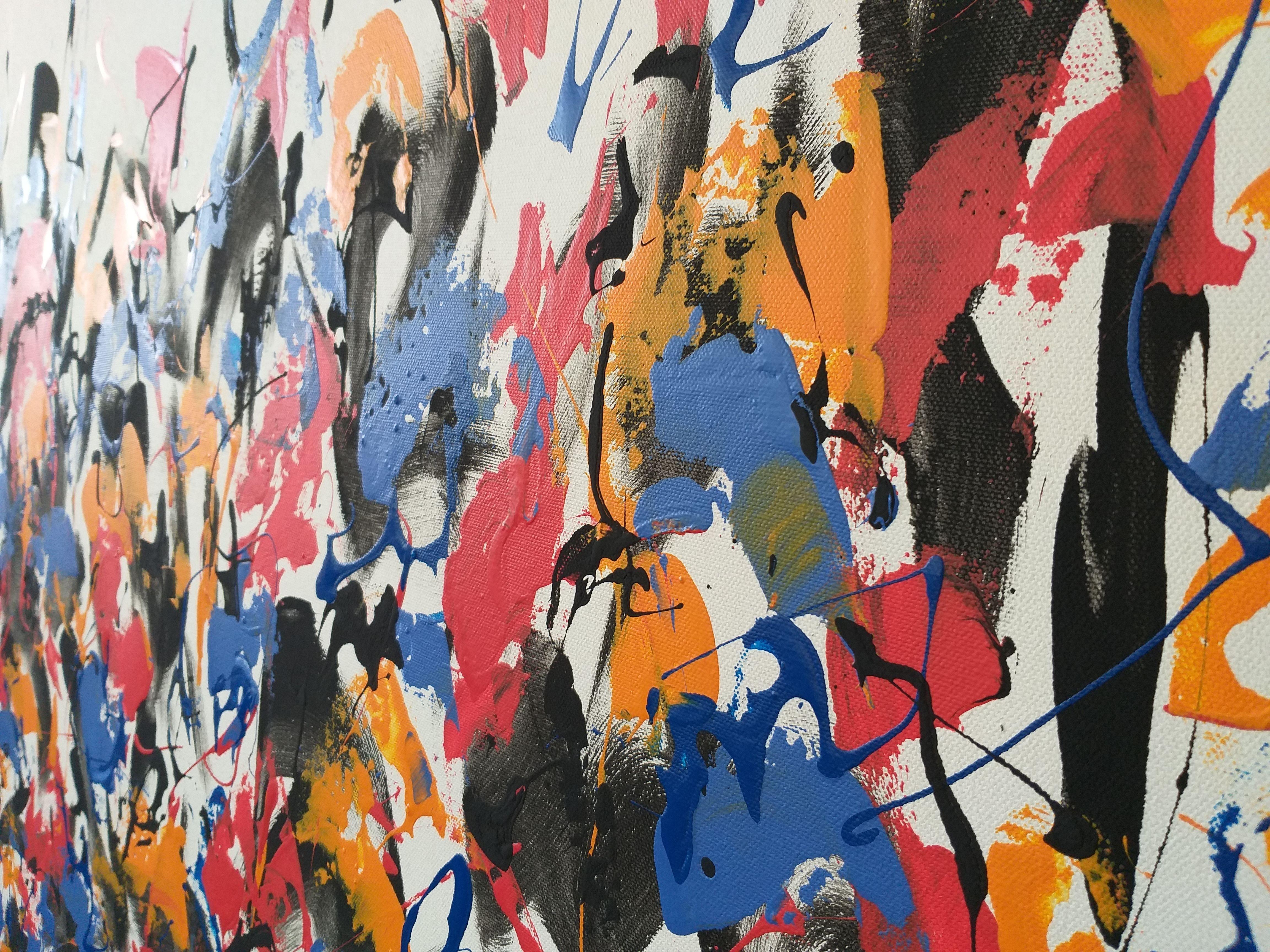 Expression 5  by M.Y., Painting, Acrylic on Canvas 2