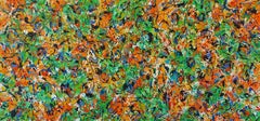 Jungle Flowers 4 de M.Y., peinture, acrylique sur toile