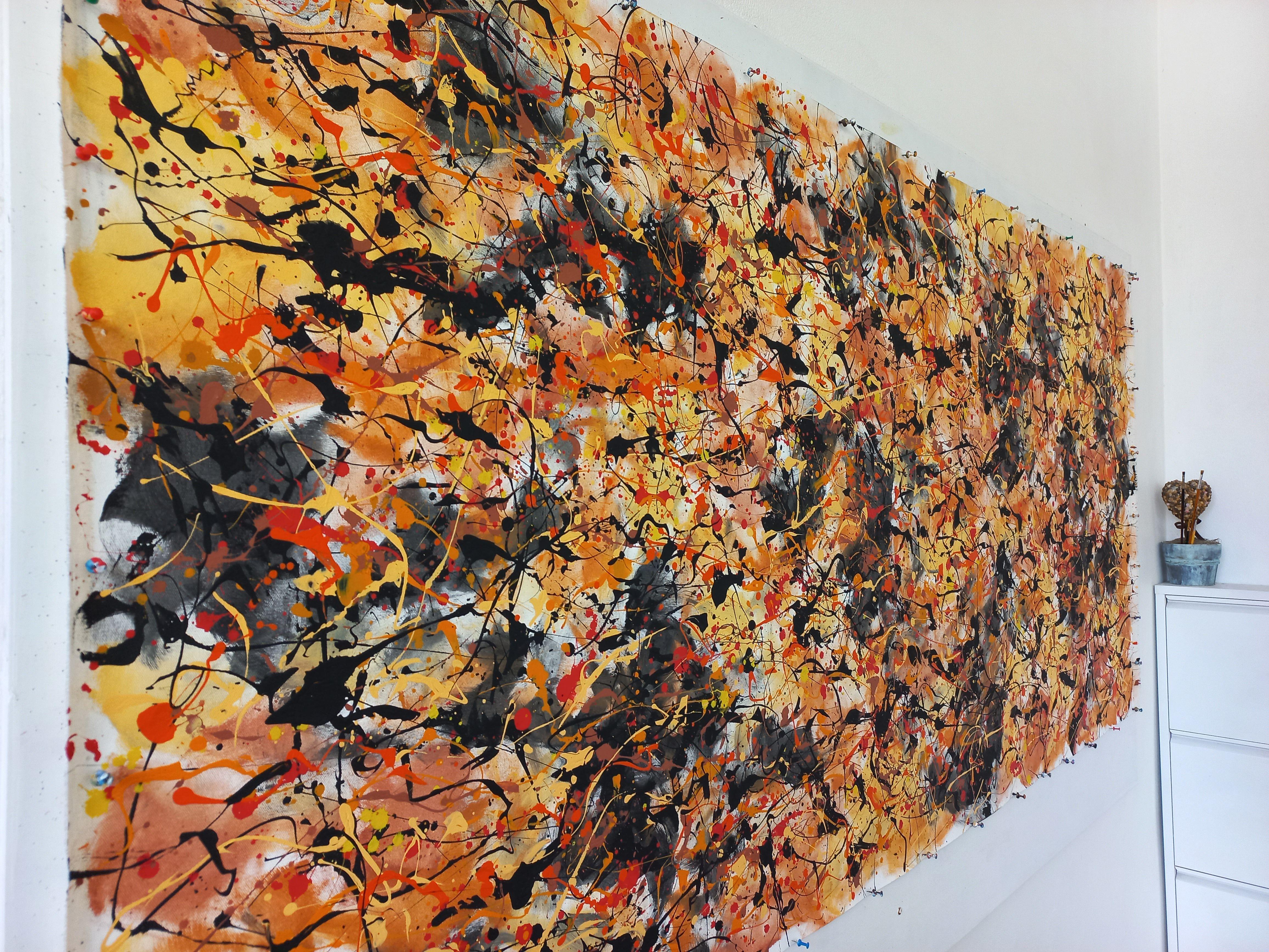 Krabi 2 von M.Y., Gemälde, Acryl auf Leinwand (Abstrakter Expressionismus), Painting, von Max Yaskin