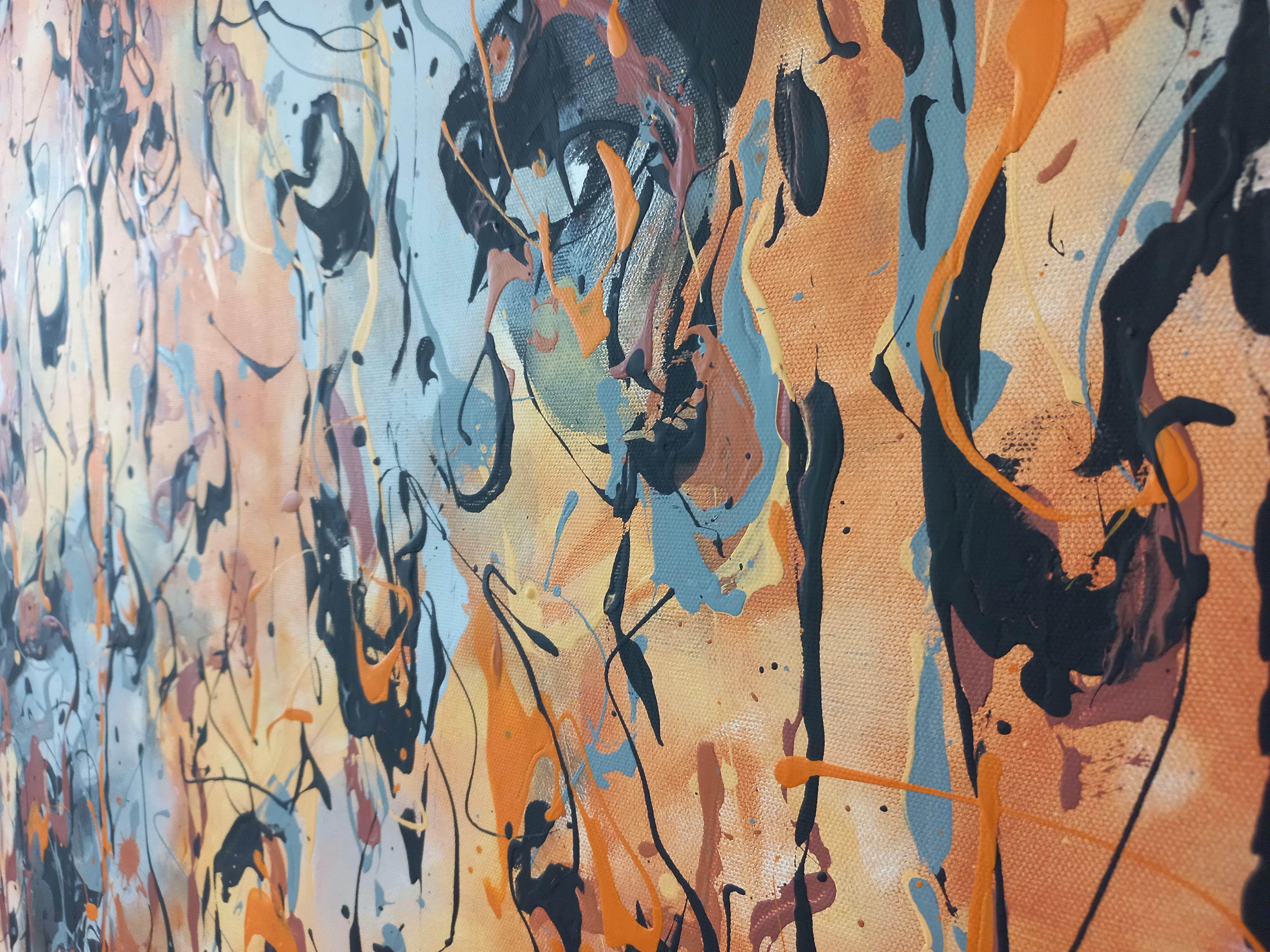 Krabi von M.Y., Gemälde, Acryl auf Leinwand im Angebot 2