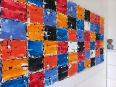 Patchwork 7 by M.Y., Painting, Acrylic on Canvas