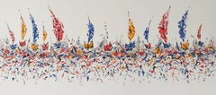Regatta 6  by M.Y., Painting, Acrylic on Canvas