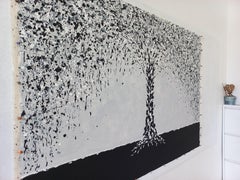 Silver Tree by M.Y., Painting, Acrylic on Canvas