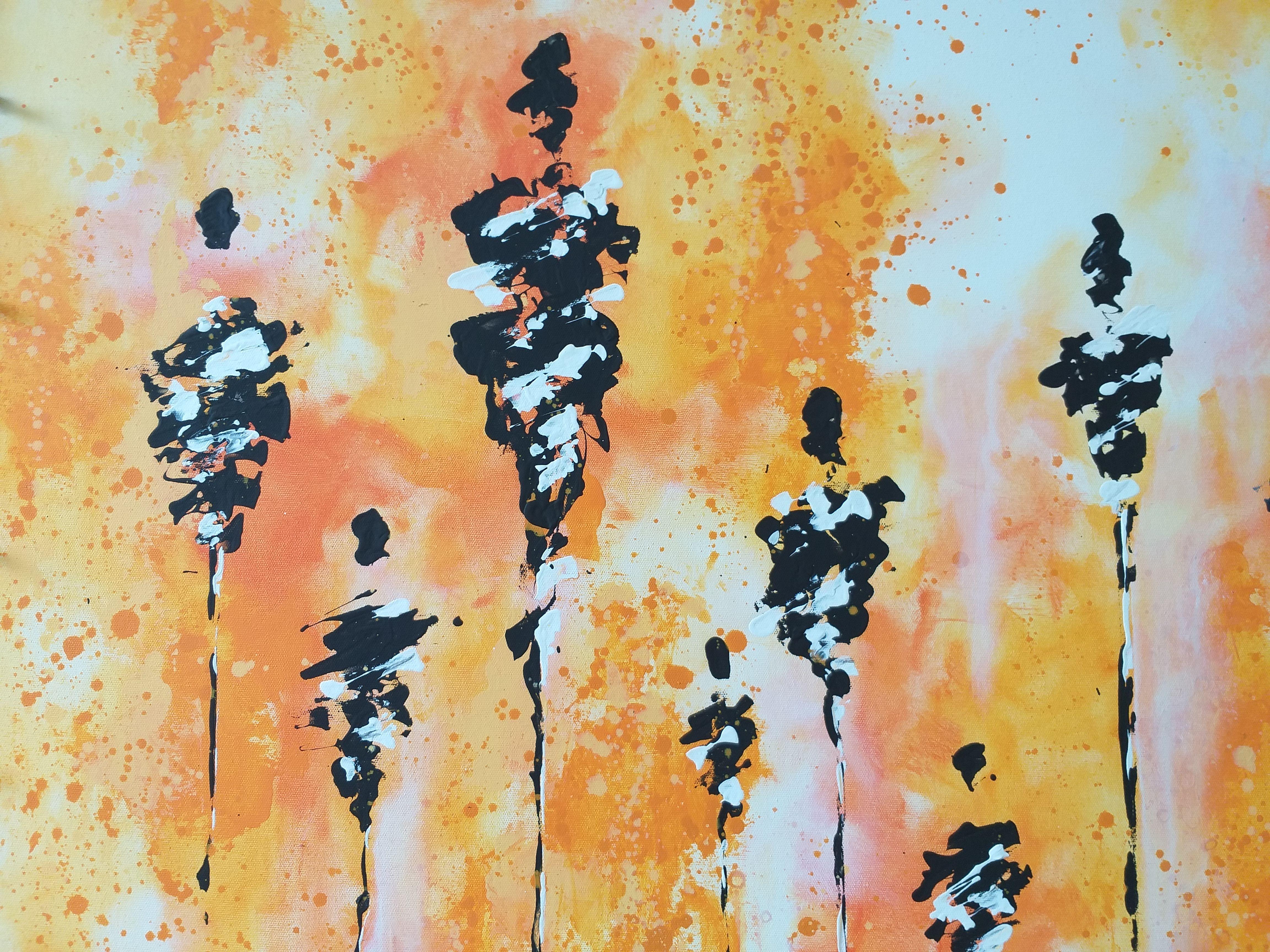 Peinture « Strangers 7 » de M.Y., acrylique sur toile en vente 1
