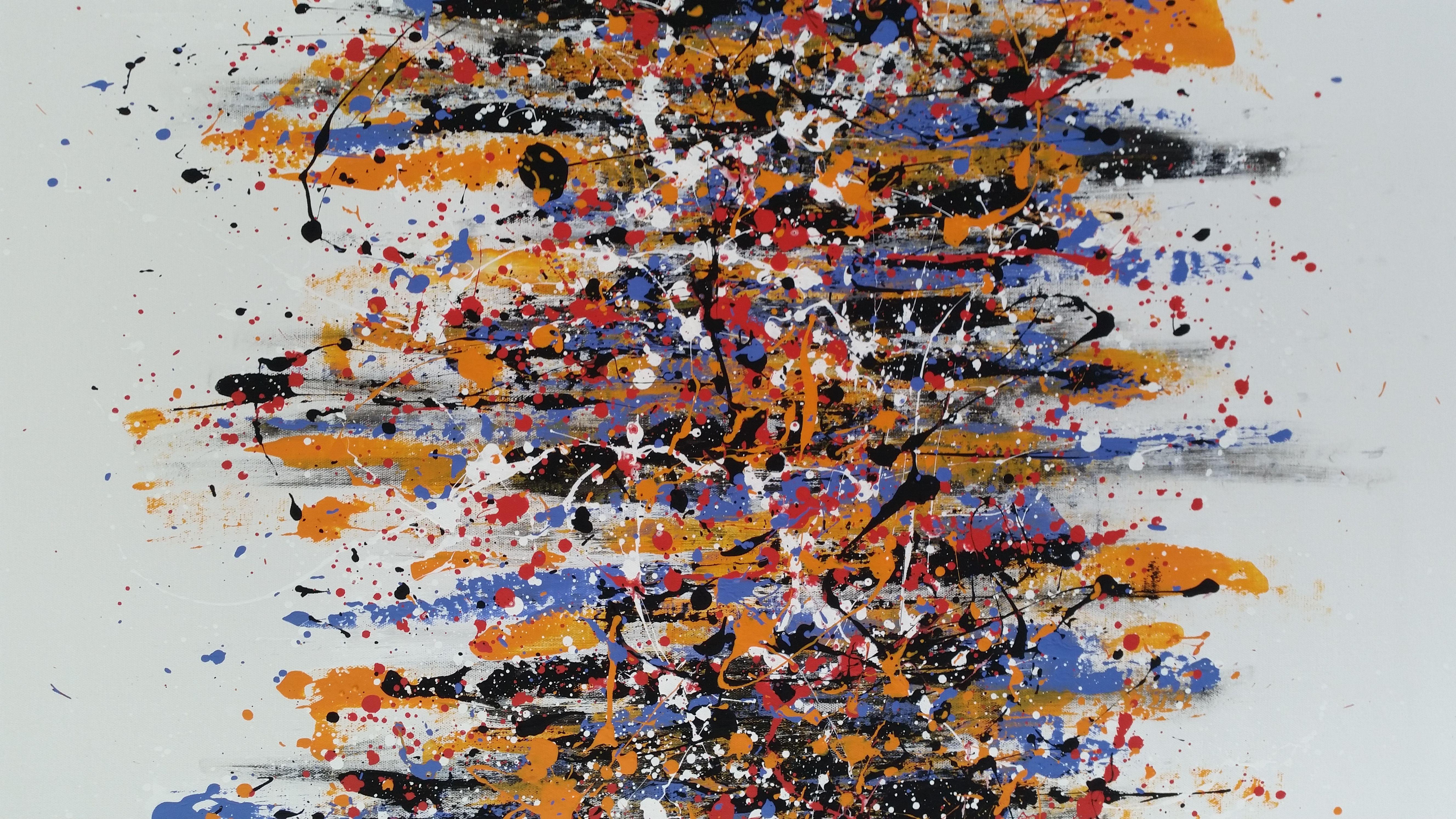 Symphony 3 von M.Y., Gemälde, Acryl auf Leinwand im Angebot 1