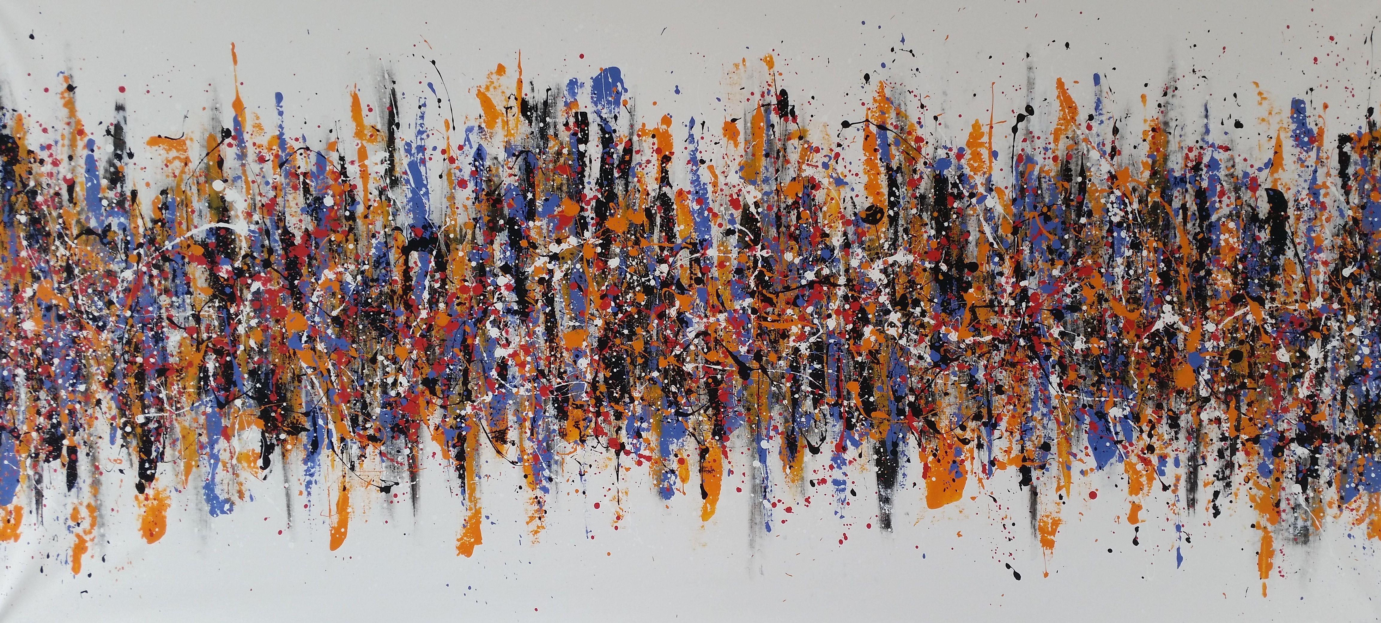 Symphony 3 von M.Y., Gemälde, Acryl auf Leinwand