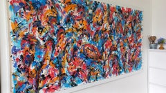 Flores silvestres 7 de M.Y., Pintura, Acrílico sobre lienzo