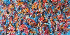 Wild Flowers 7 von M.Y., Gemälde, Acryl auf Leinwand