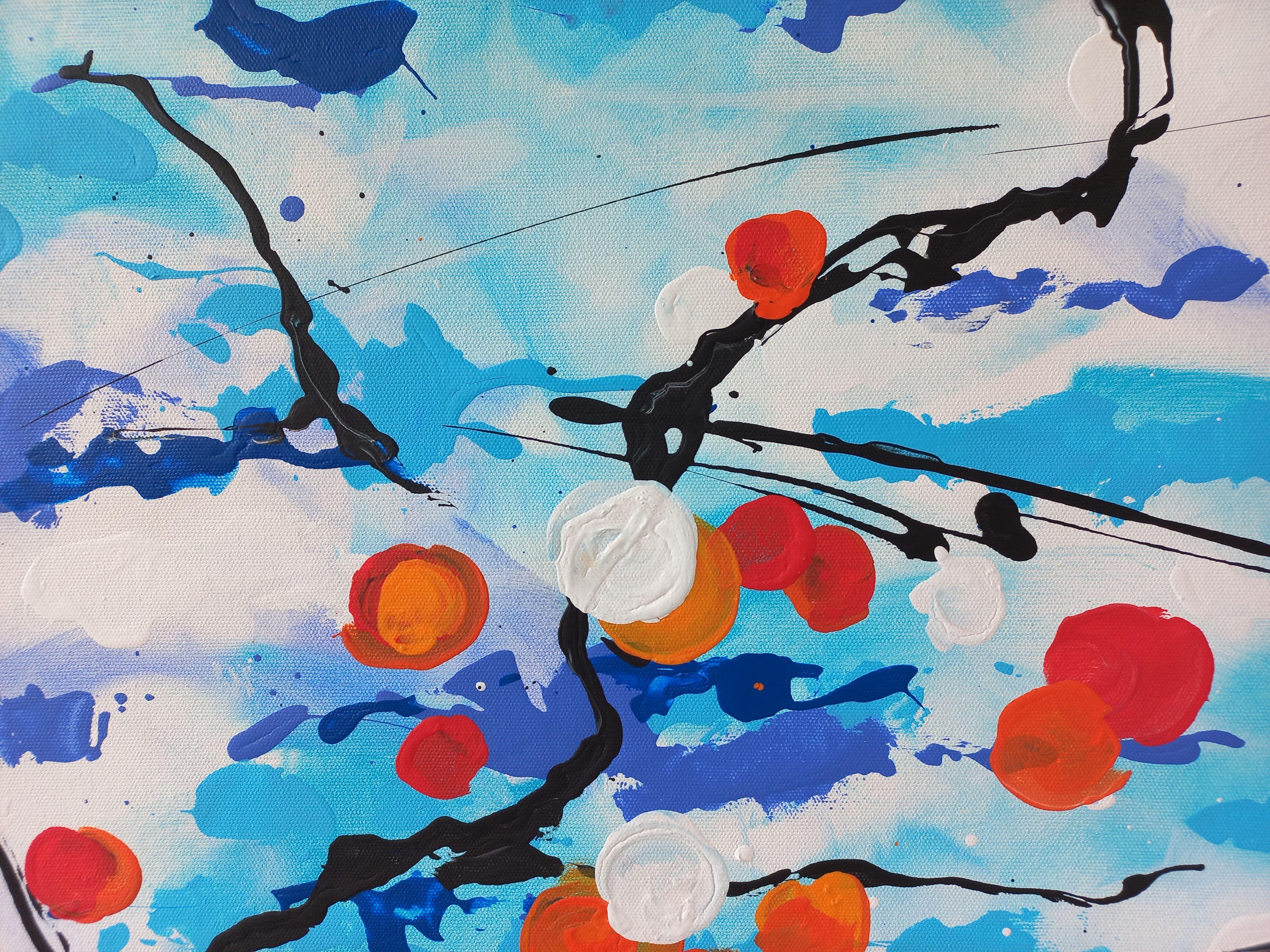 Winter morning 3 by M.Y., Painting, Acrylic on Canvas For Sale 3
