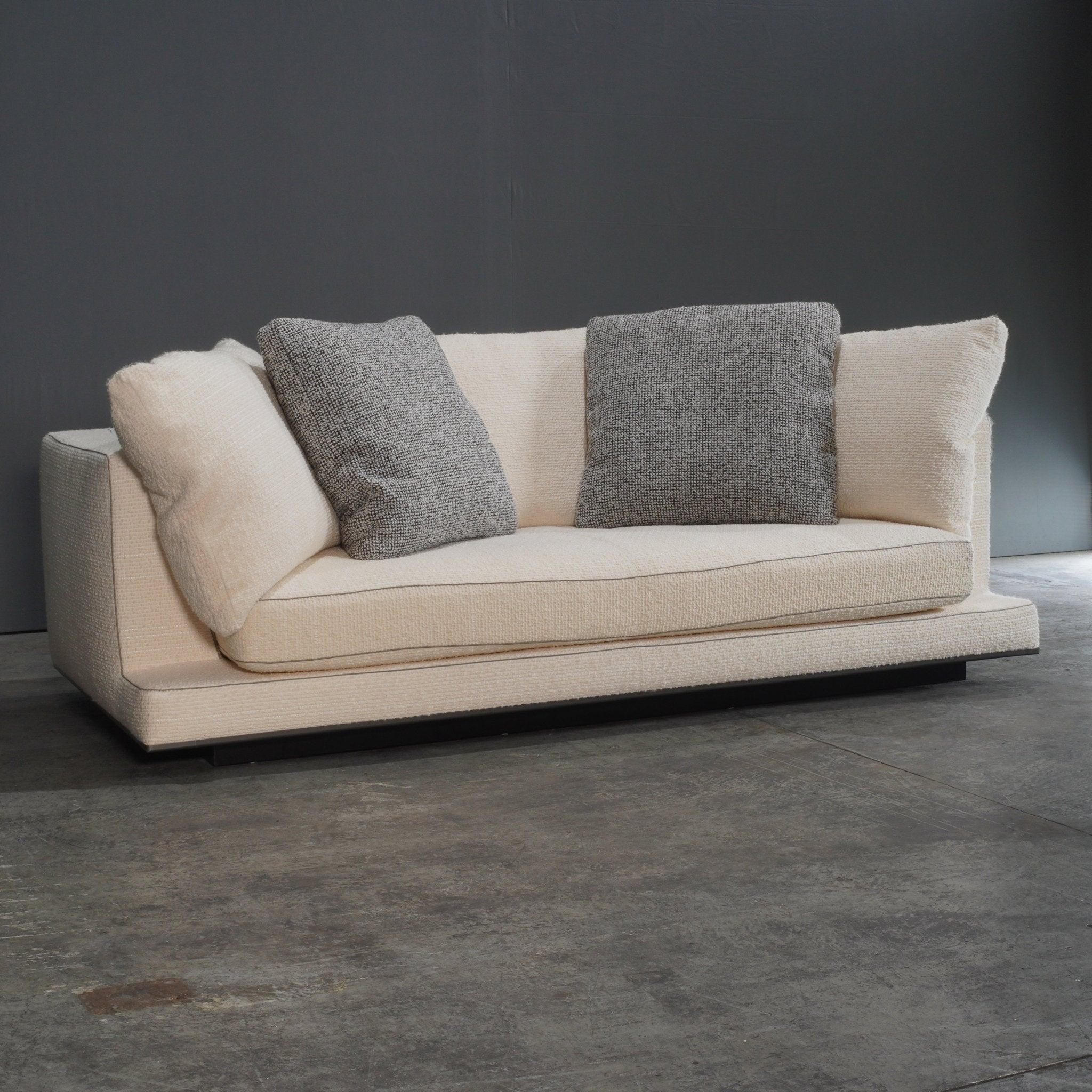 Canapé Maxalto 3 Seater Cream Boucle Aurae d'Antonio Citterio en vente 2