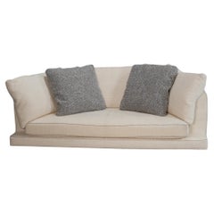 Maxalto 3 Seater Cream Boucle Aurae Sofa by Antonio Citterio