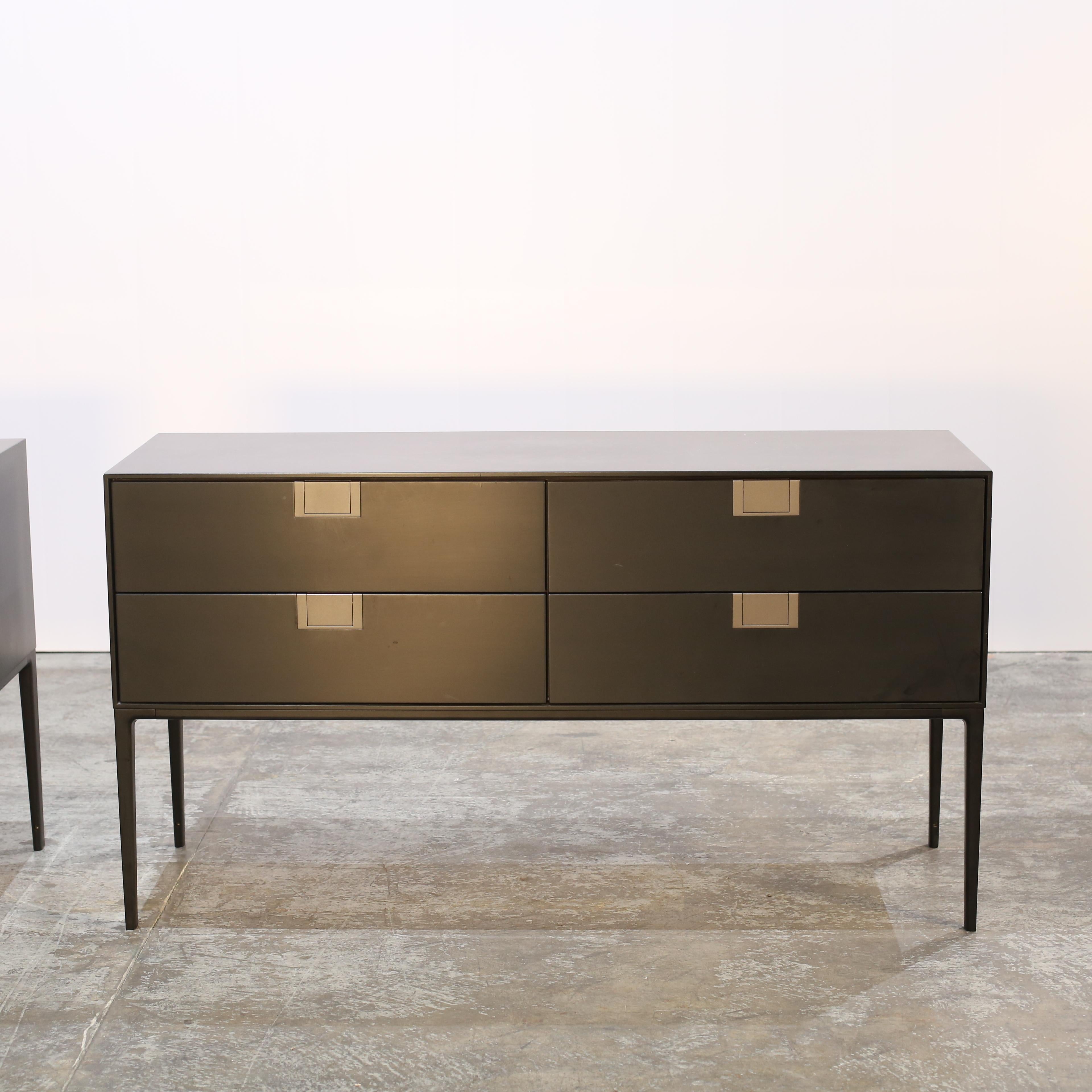 Wood Maxalto Alcor Four Drawer Console Table by Antonio Citterio For Sale