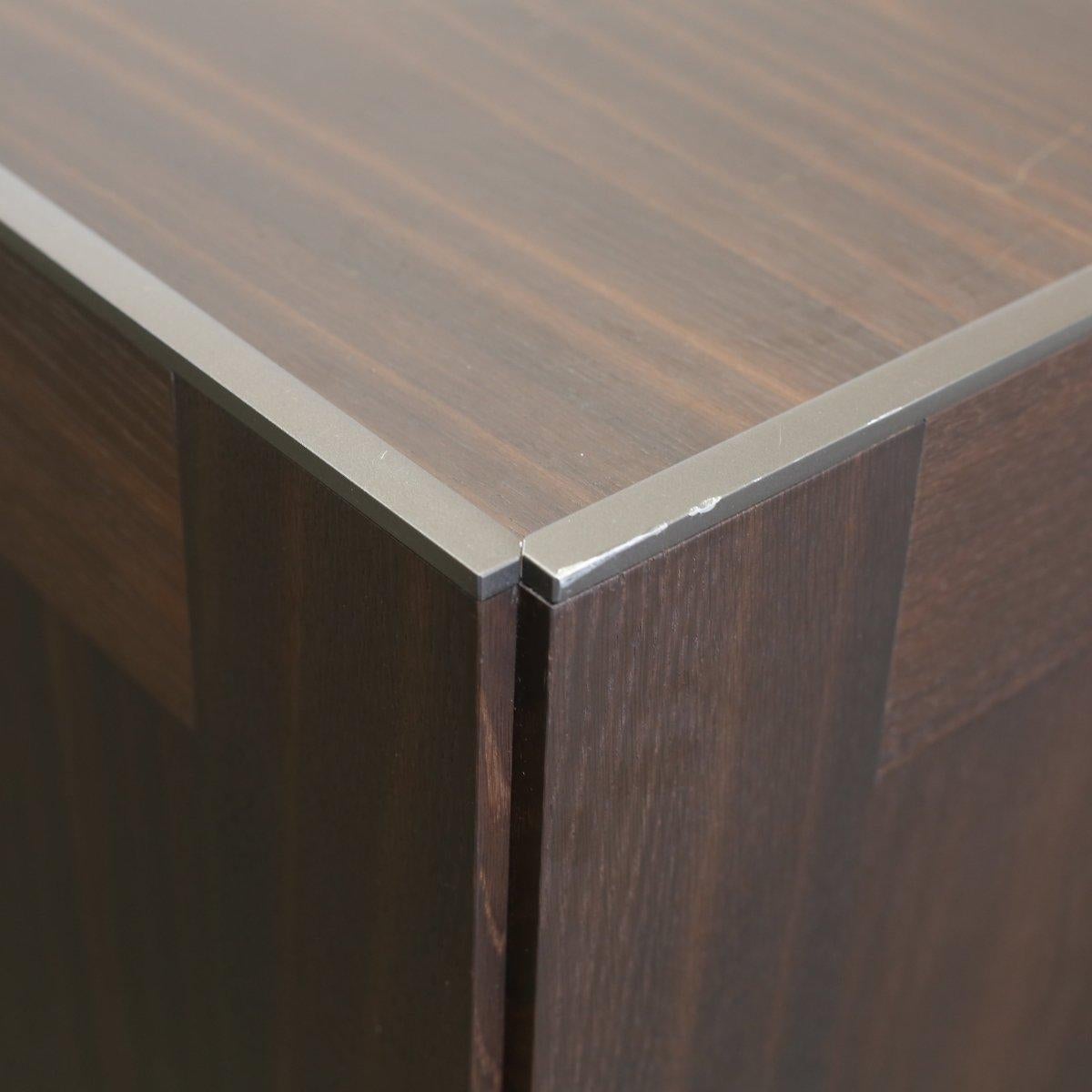 Aluminum Maxalto Alcor Sideboard For Sale