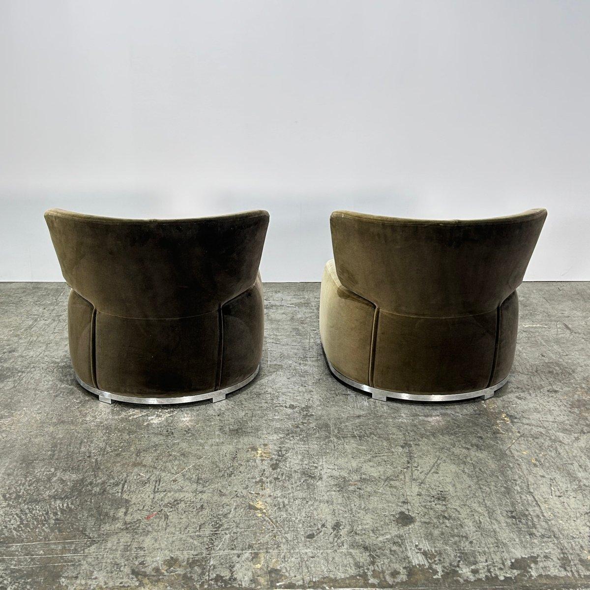 Maxalto Amoenus Soft Chairs by Antonio Citterio, Set of Two For Sale 1