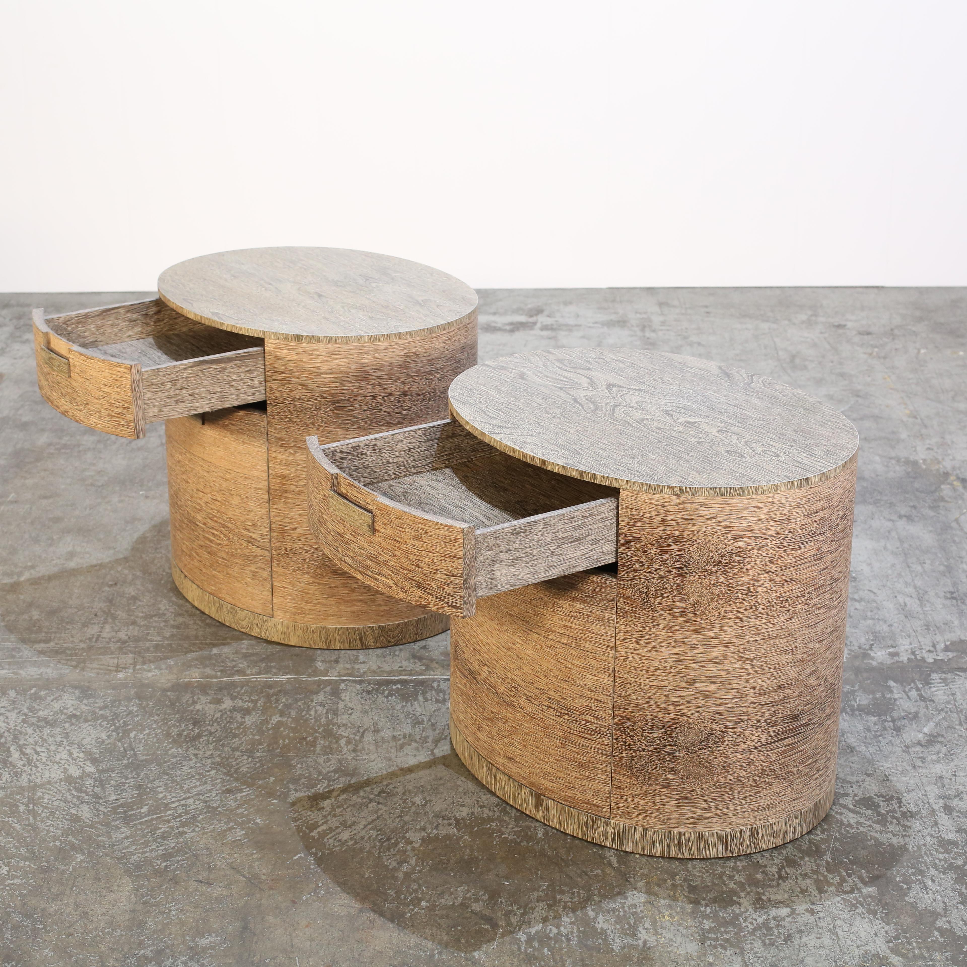 Modern Maxalto Amphora Bedside Table by Antonio Citterio, Set of Two For Sale