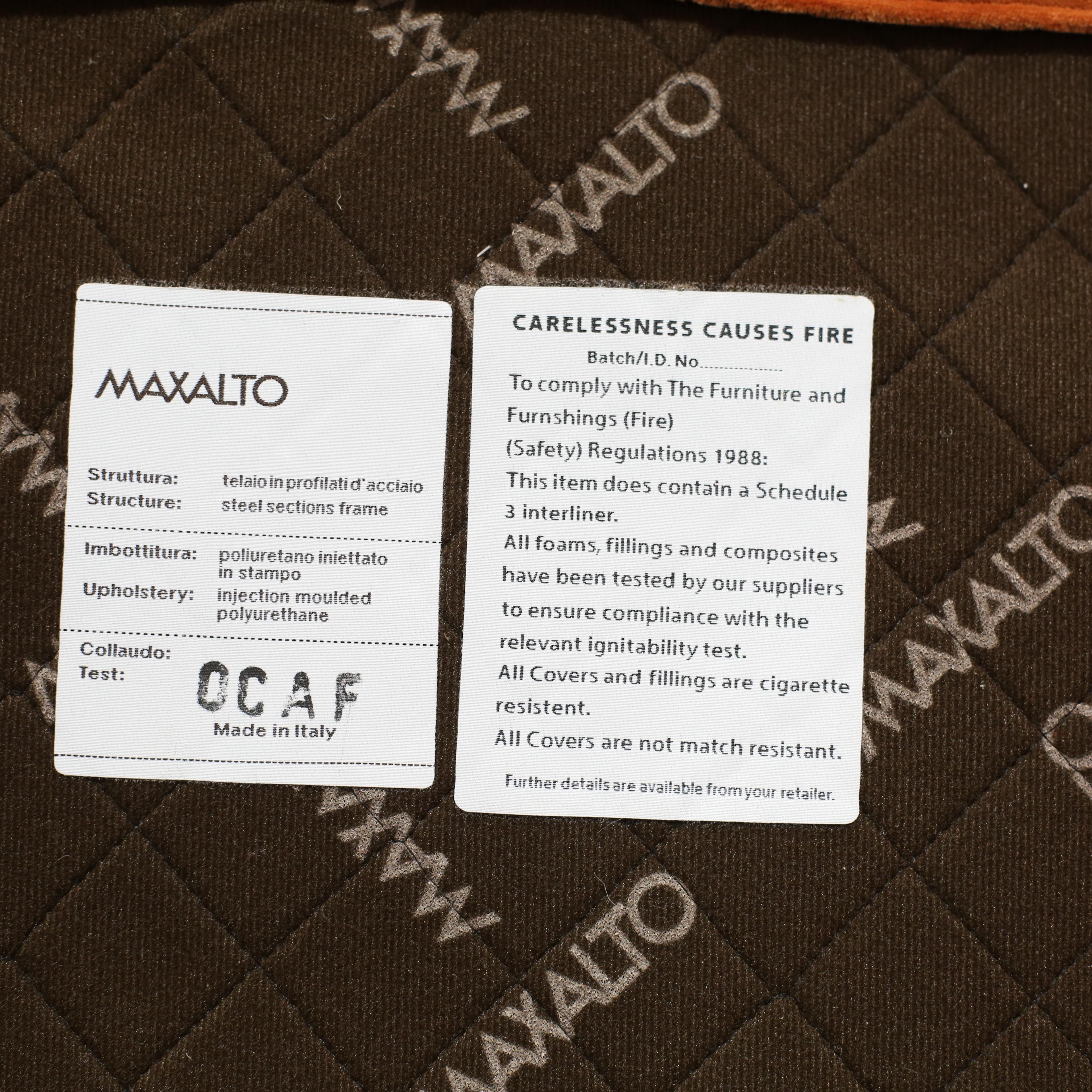 Sedia da pranzo Maxalto Black Febo di Antonio Citterio, set di quattro sedie in vendita 3