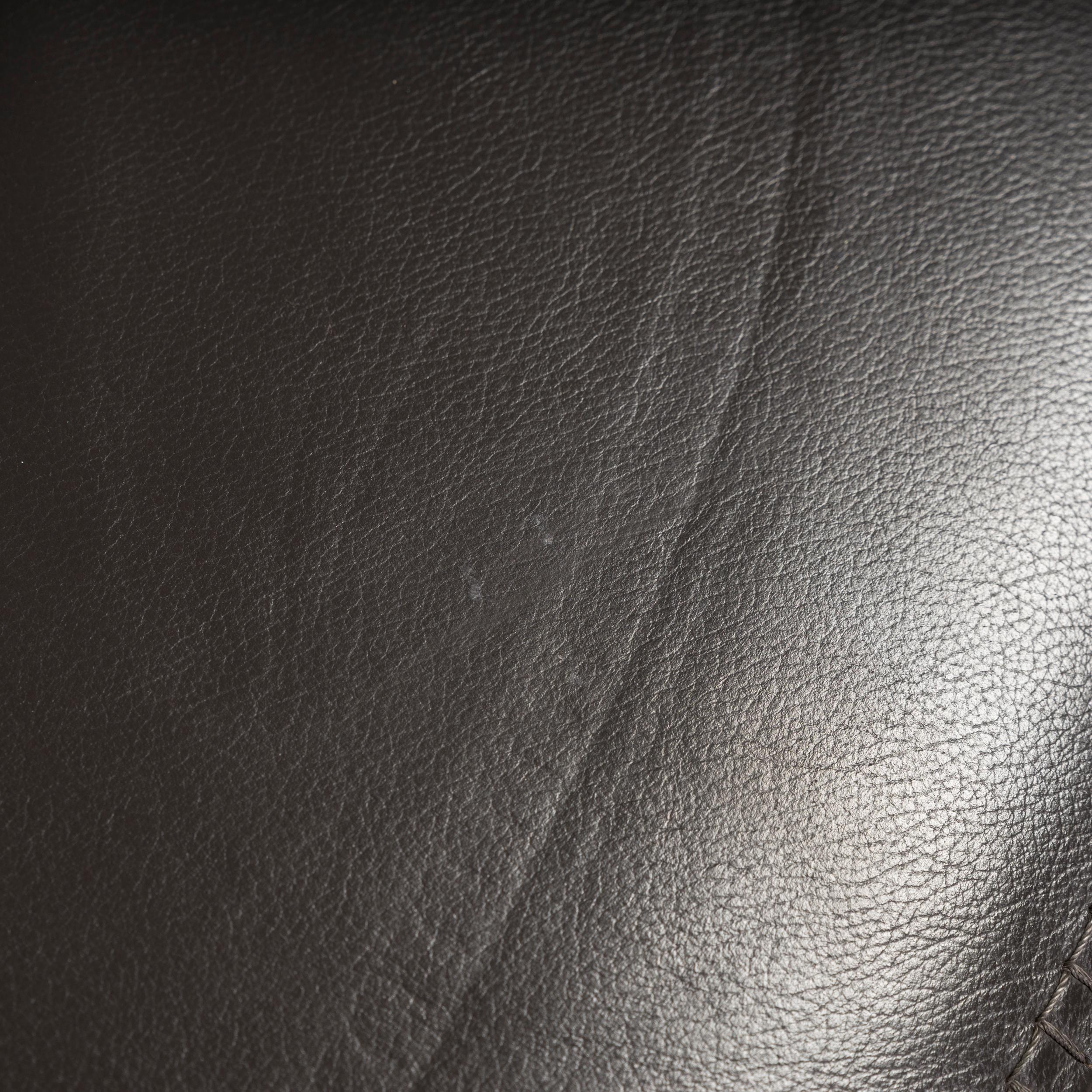 Maxalto by Antonio Citterio Febo Brown Leather Dining Chair 3