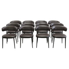 Juego de doce sillas de comedor Maxalto Caratos
