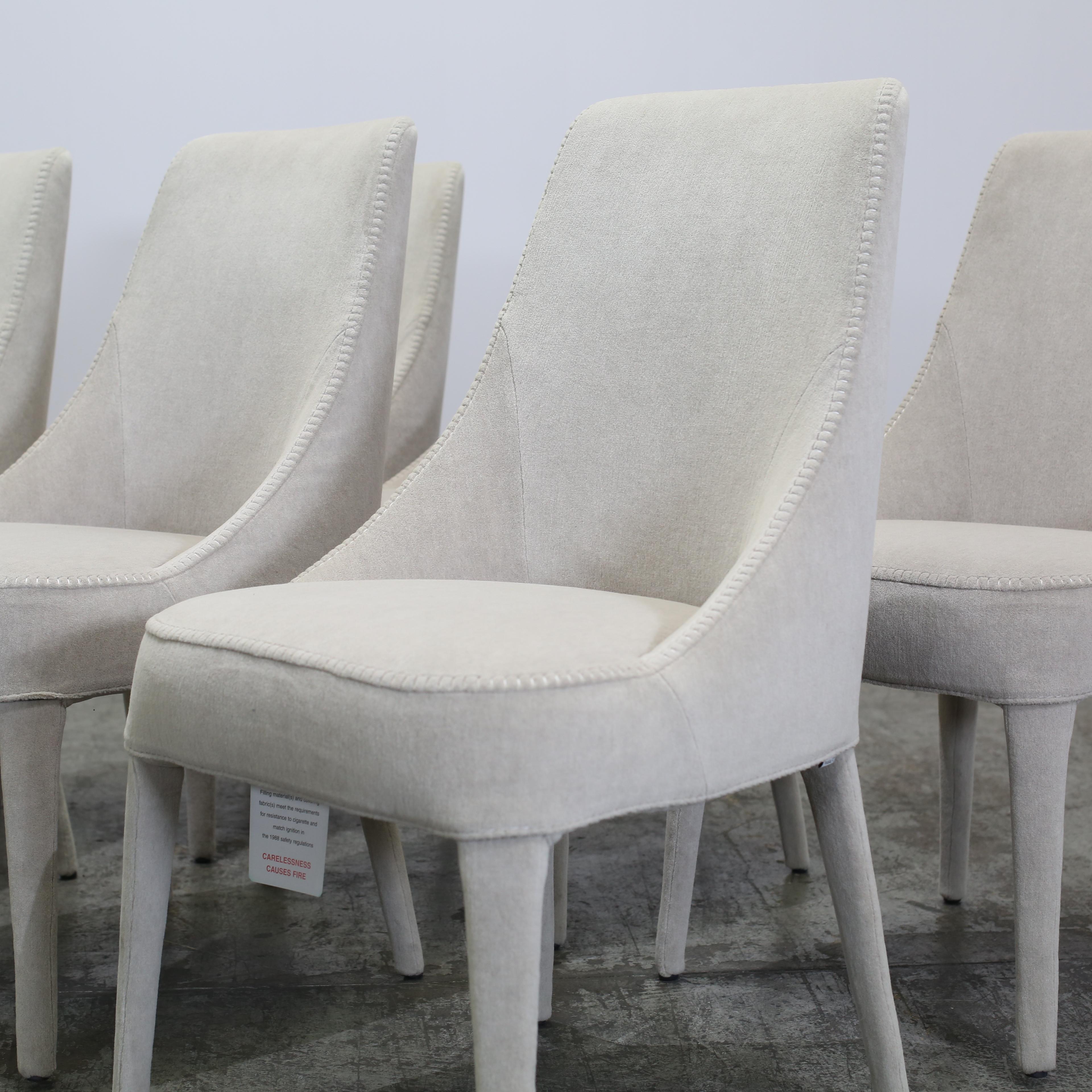 Contemporary Maxalto Febo Chair, Set of Six For Sale