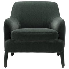 MaxAlto, Febo Lounge Armchair in Dark Green Velvet