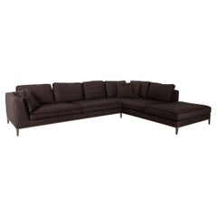 Maxalto Lucrezia Fabric Sofa Gray Corner Sofa Couch