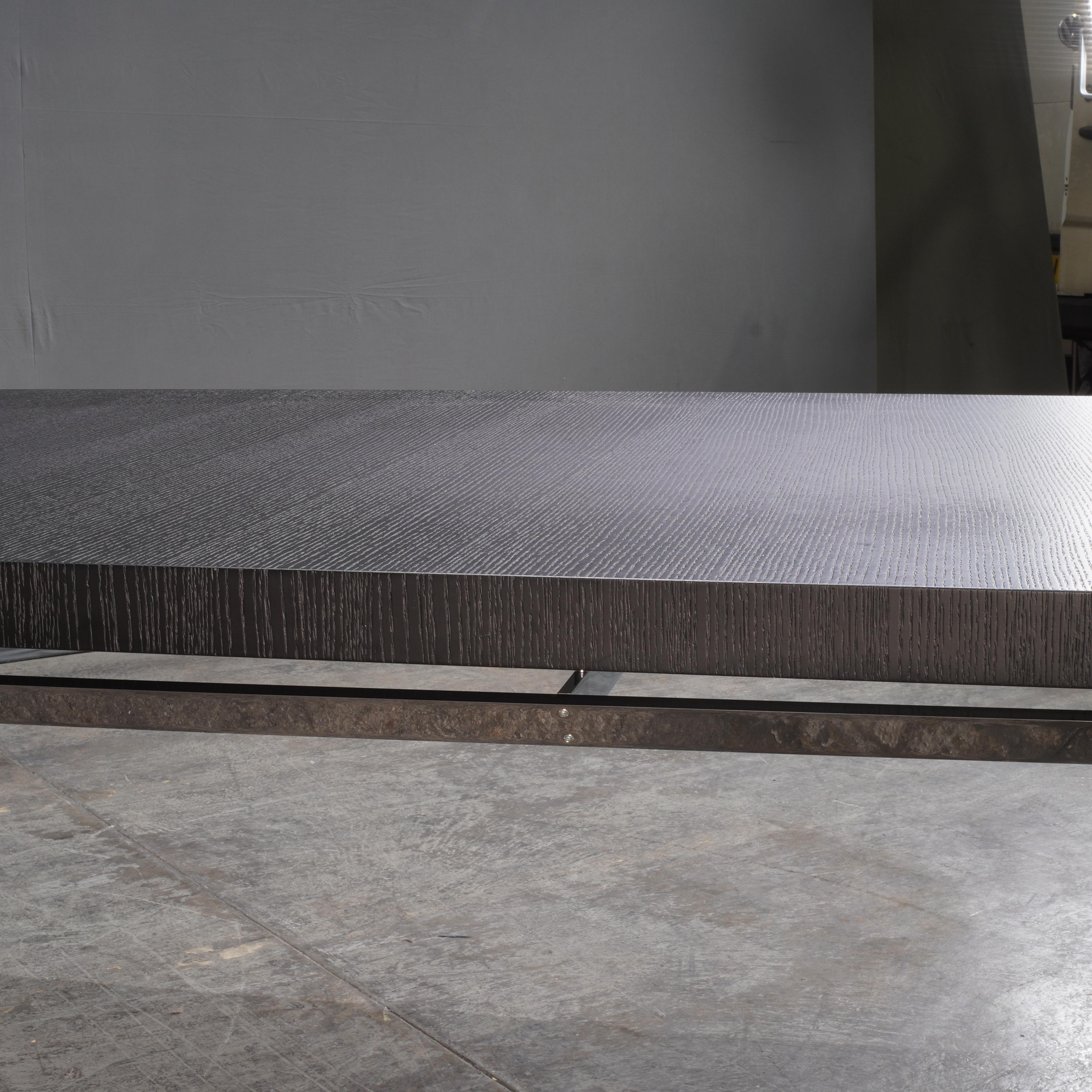 Table de salle à manger Maxalto Max noire par Antonio Citterio en vente 4