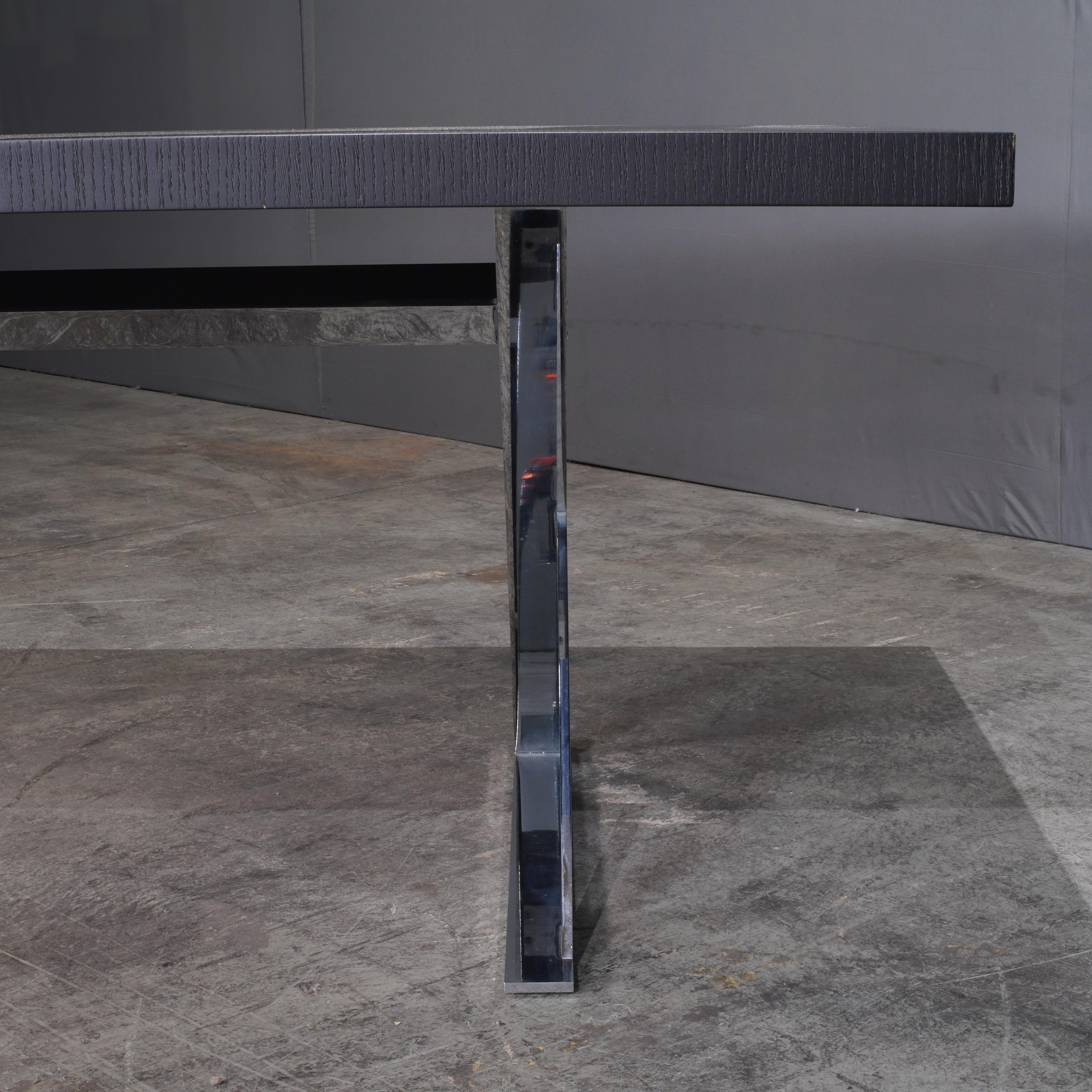 Table de salle à manger Maxalto Max noire par Antonio Citterio en vente 1