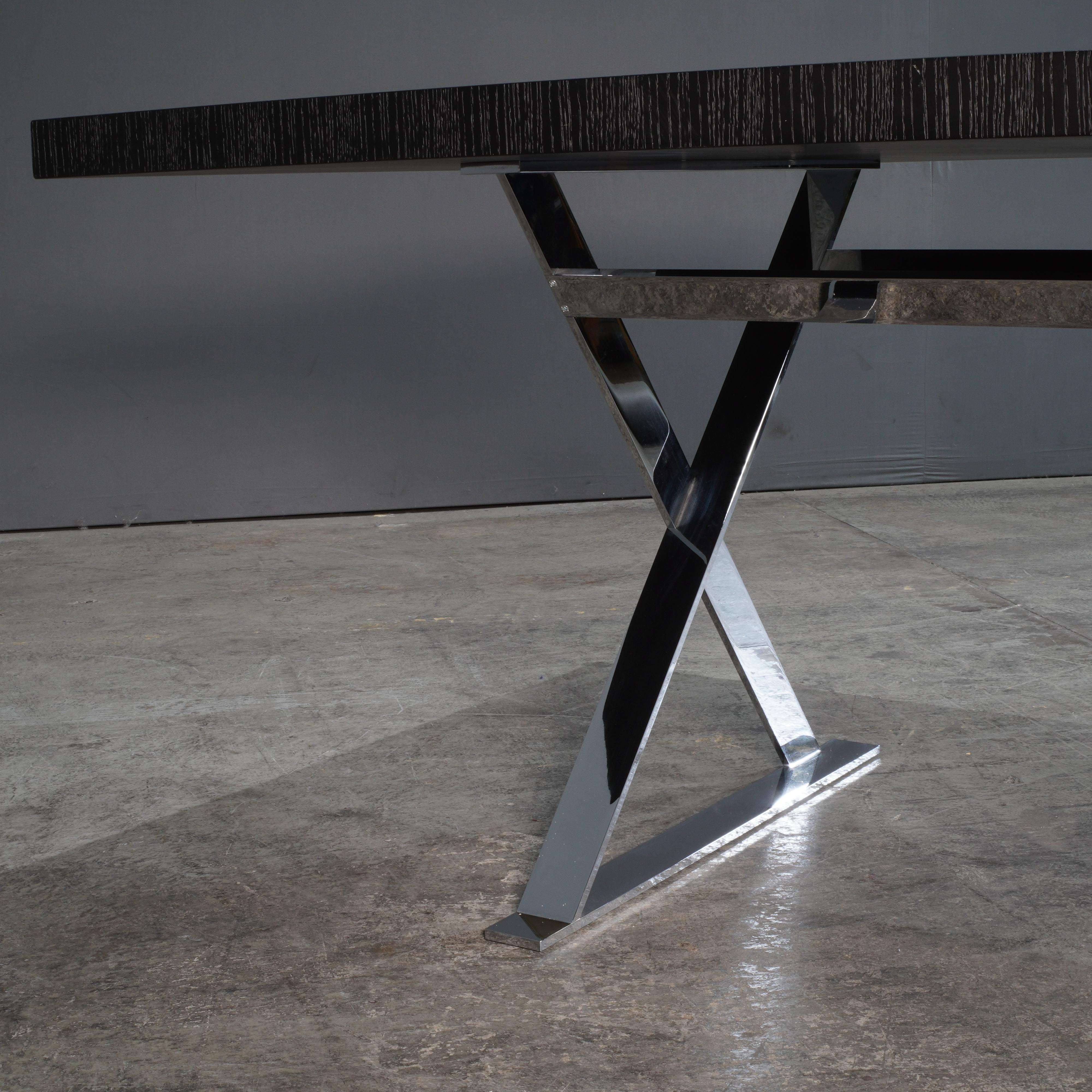 Table de salle à manger Maxalto Max noire par Antonio Citterio en vente 2