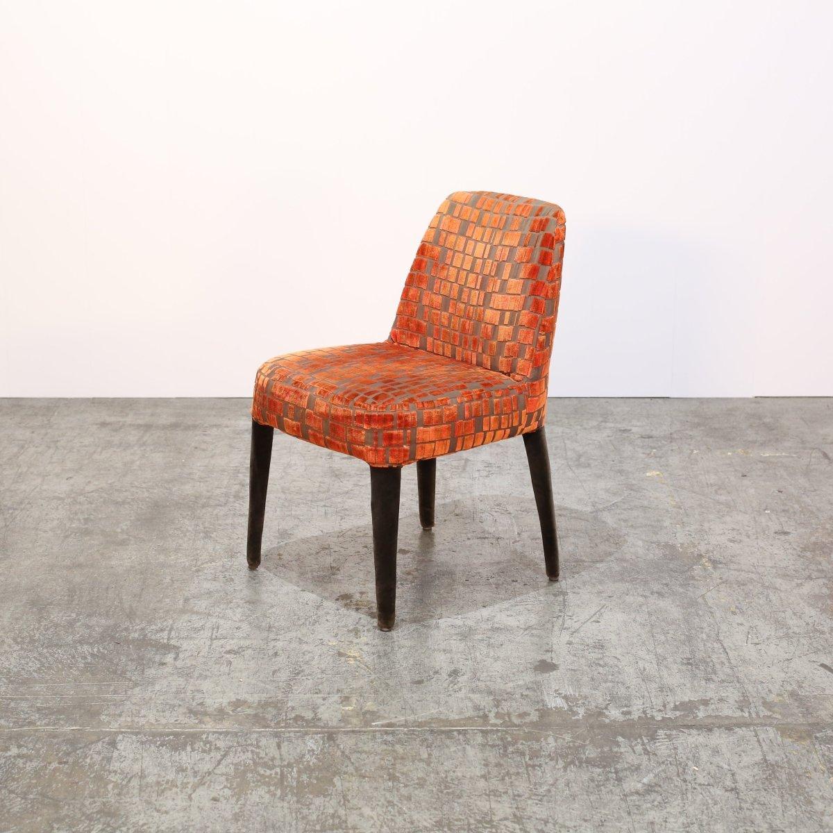 Juego de cuatro sillas de comedor Maxalto Febo Naranja de Antonio Citterio en venta 3
