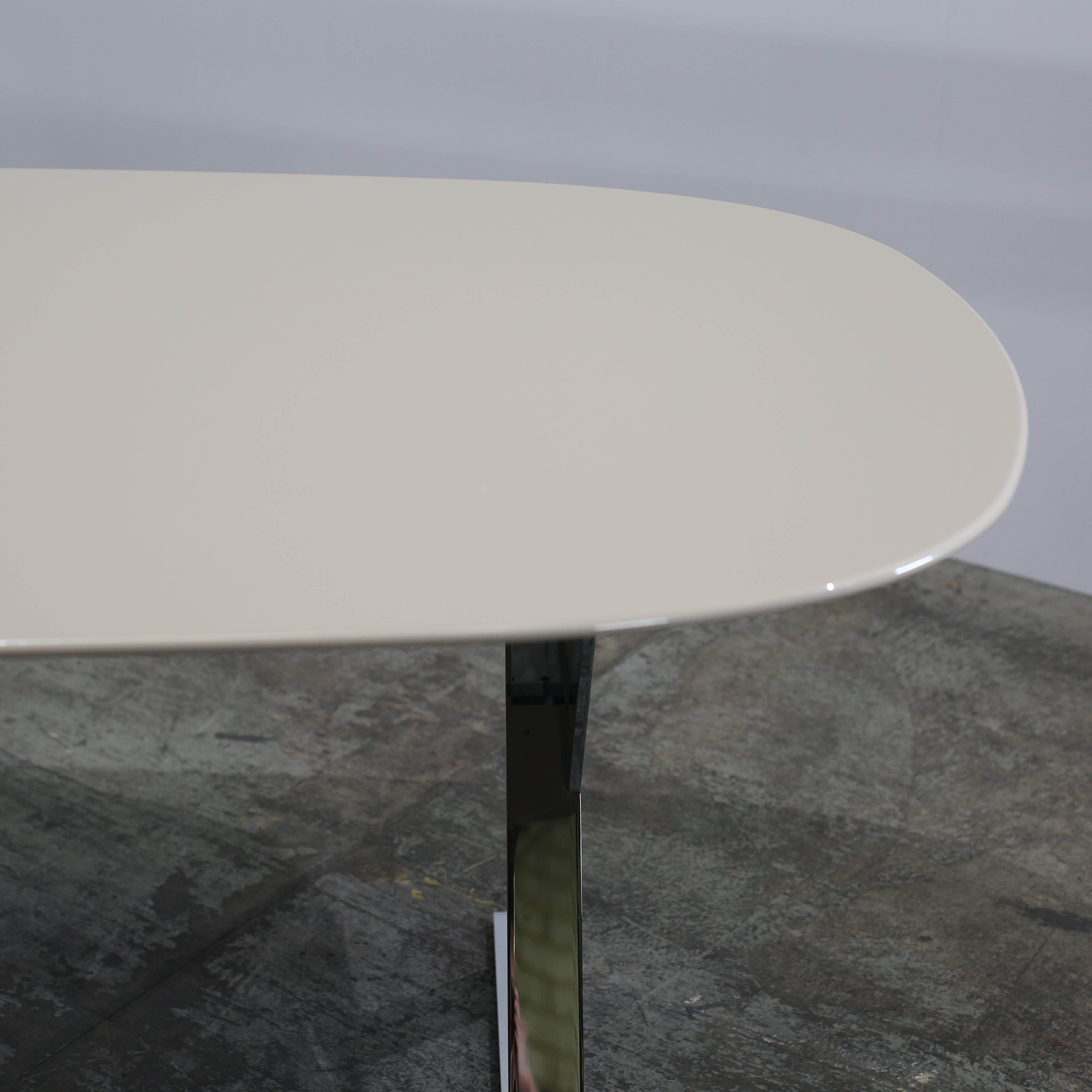 Italian Maxalto Pathos Elliptic Table For Sale