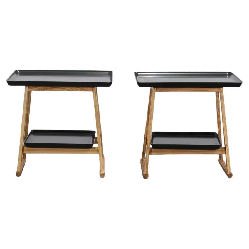 Tables d'appoint Maxalto Recipio, ensemble de deux