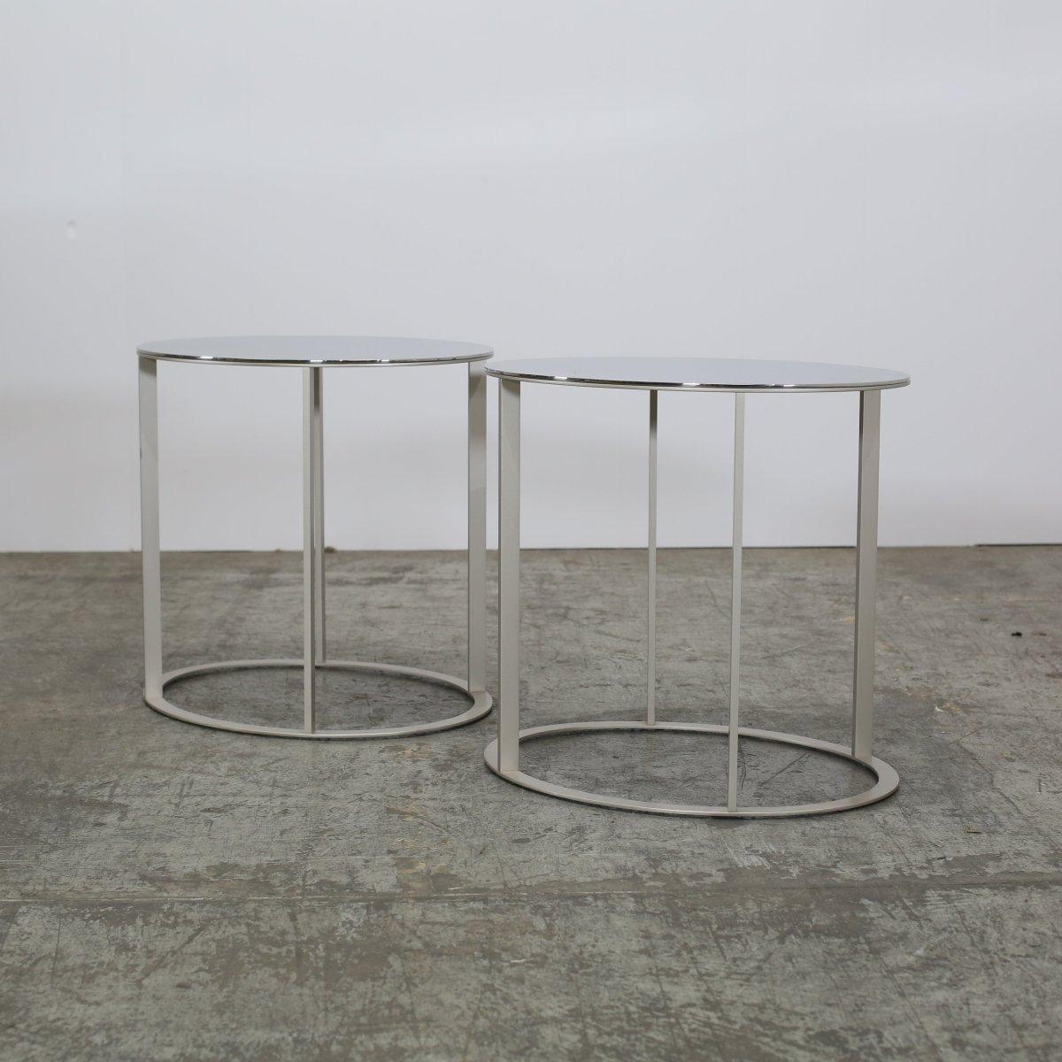 Mesa auxiliar Maxalto Simplice Elios de Antonio Citterio, set de dos finales del siglo XX en venta