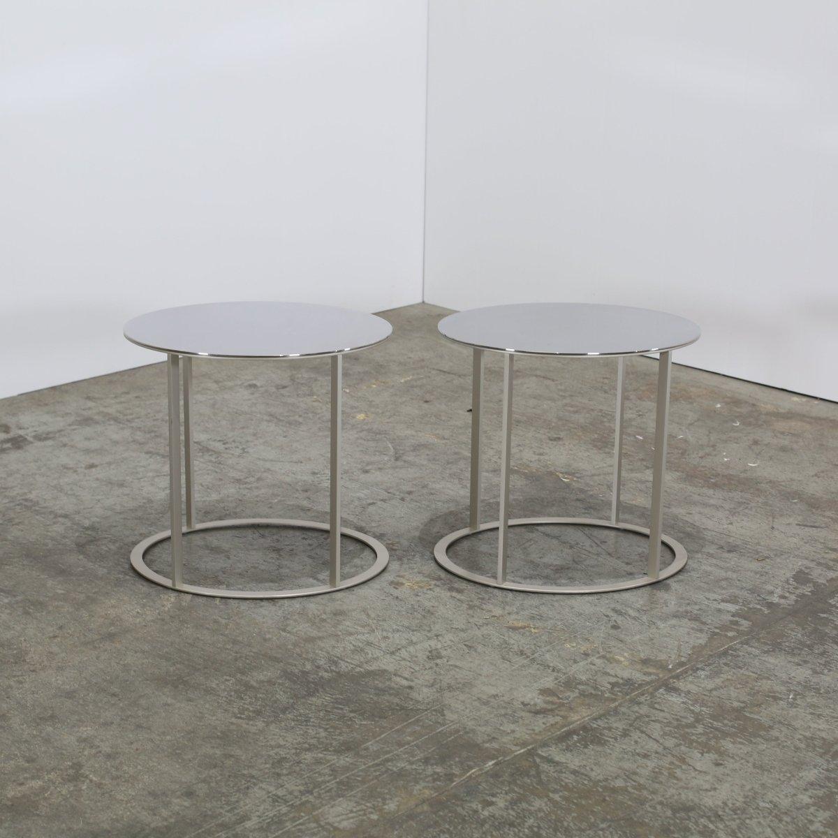 Mesa auxiliar Maxalto Simplice Elios de Antonio Citterio, set de dos en venta 1