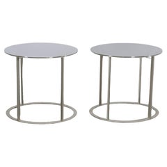 Mesa auxiliar Maxalto Simplice Elios de Antonio Citterio, set de dos