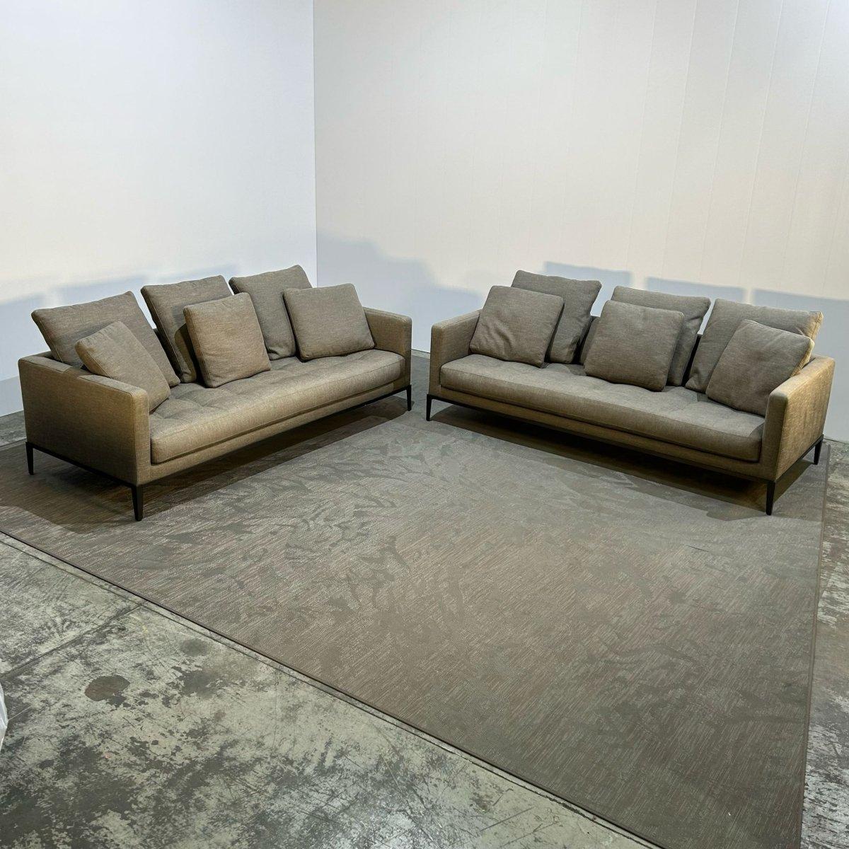 Metal Maxalto Simpliciter Sofa by Antonio Citterio For Sale