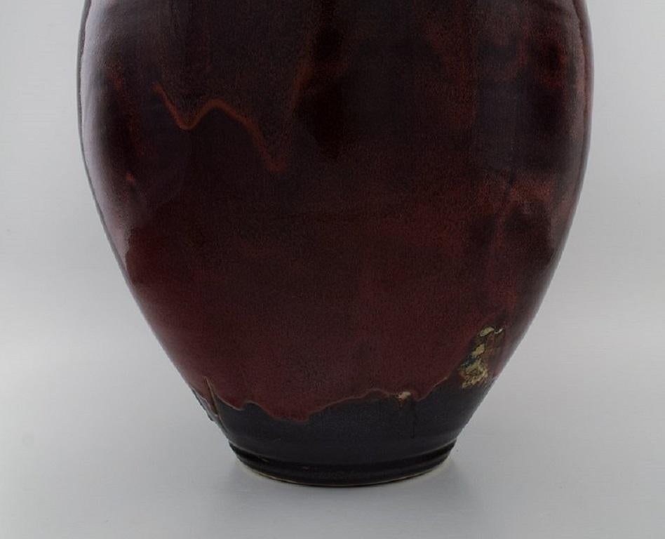 Maxence Jourdain, French Contemporary Ceramicist, Colossal Unique Floor Vase For Sale 1