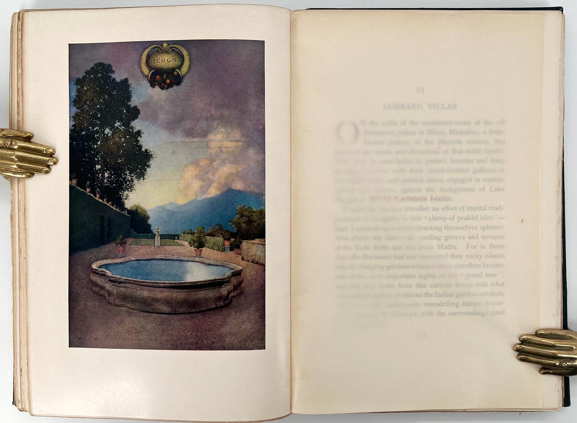 Maxfield PARRISH & Edith WHARTON - Italian Villas and Their Gardens For Sale 4