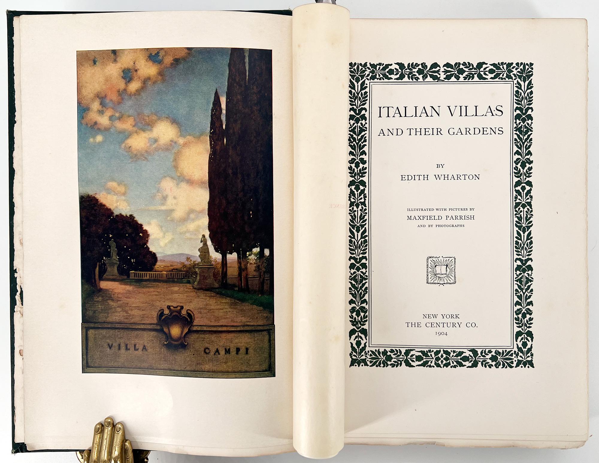 Maxfield PARRISH & Edith WHARTON - Italian Villas and Their Gardens For Sale 10
