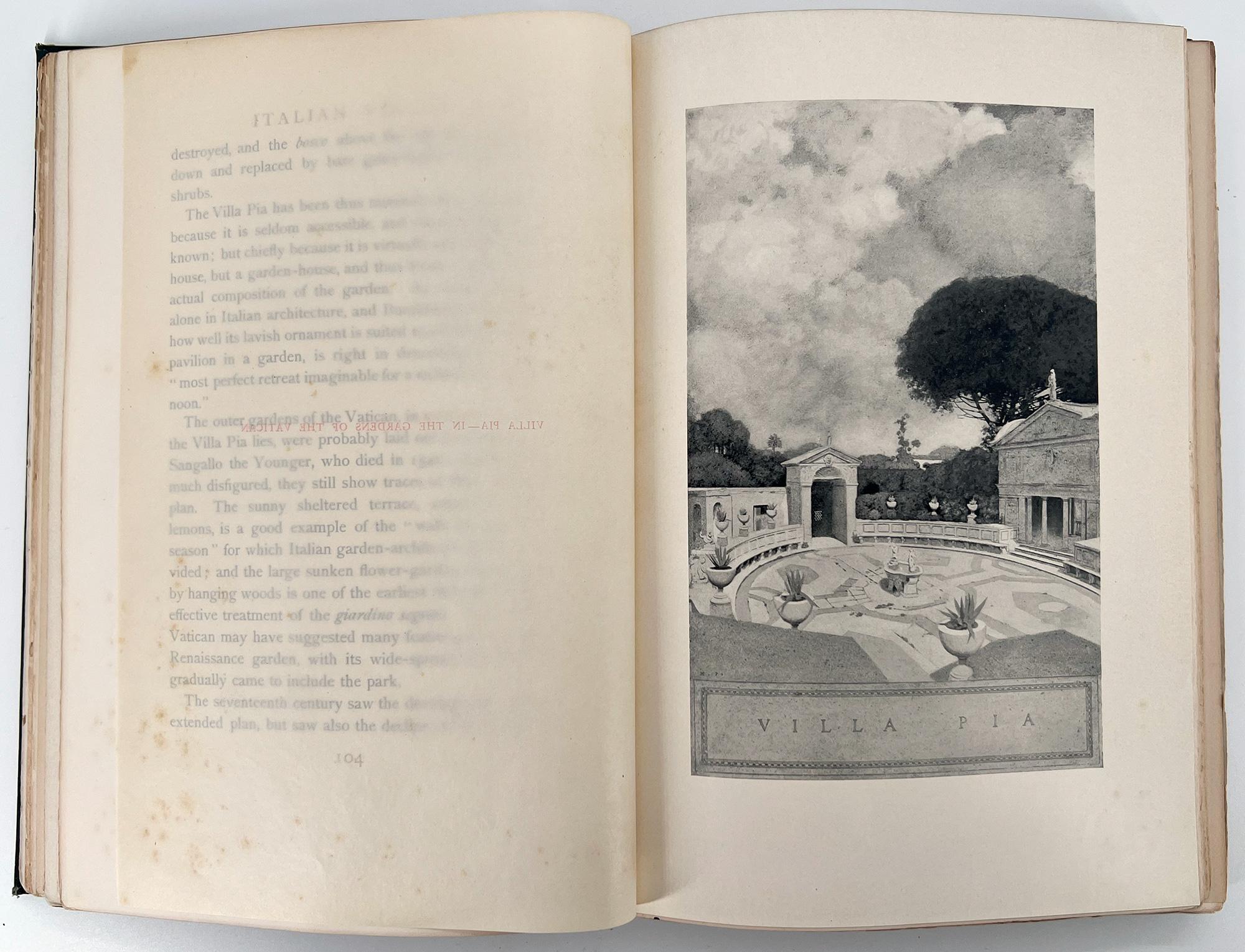 Maxfield PARRISH & Edith WHARTON - Italian Villas and Their Gardens For Sale 2
