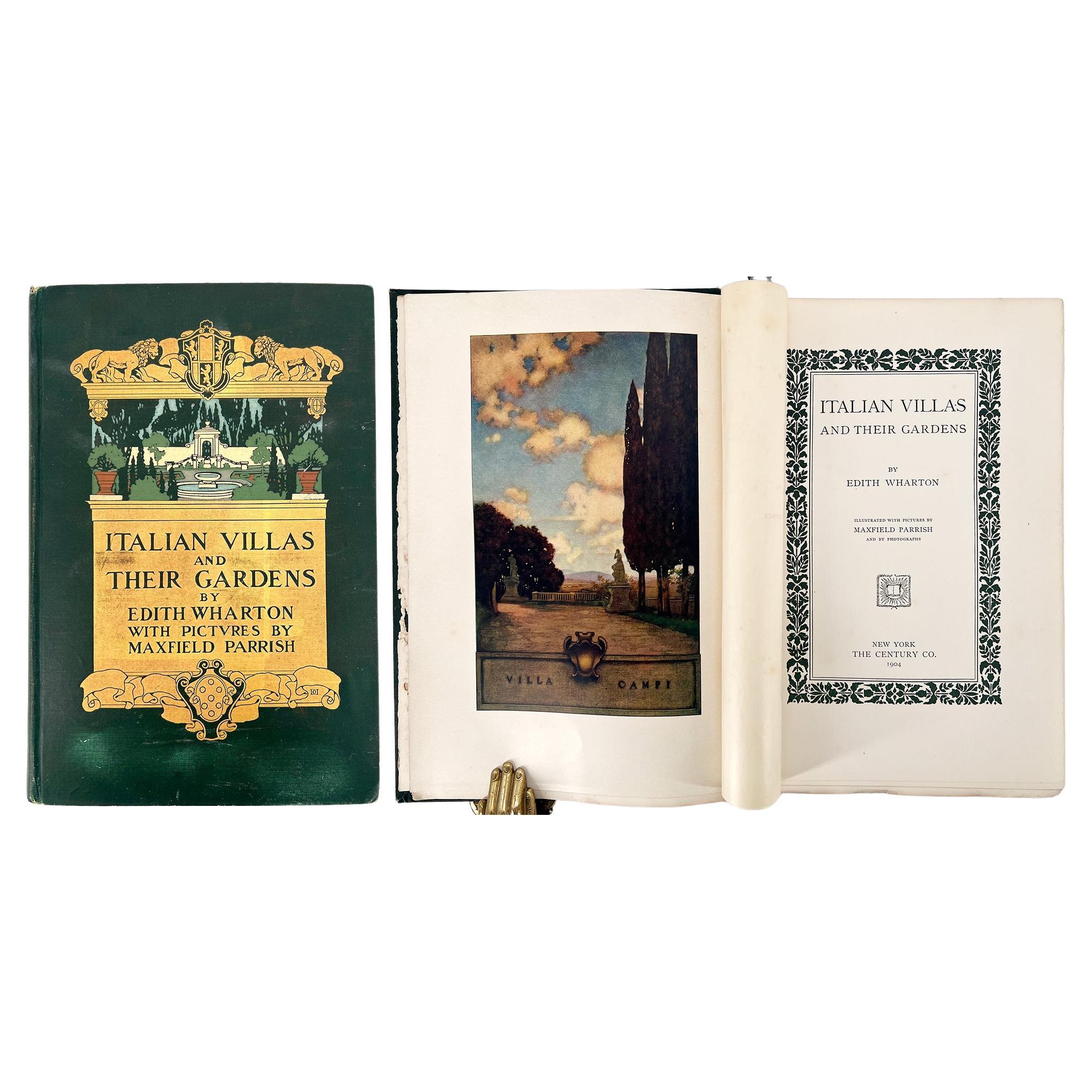 Maxfield PARRISH & Edith WHARTON - Italian Villas and Their Gardens For Sale