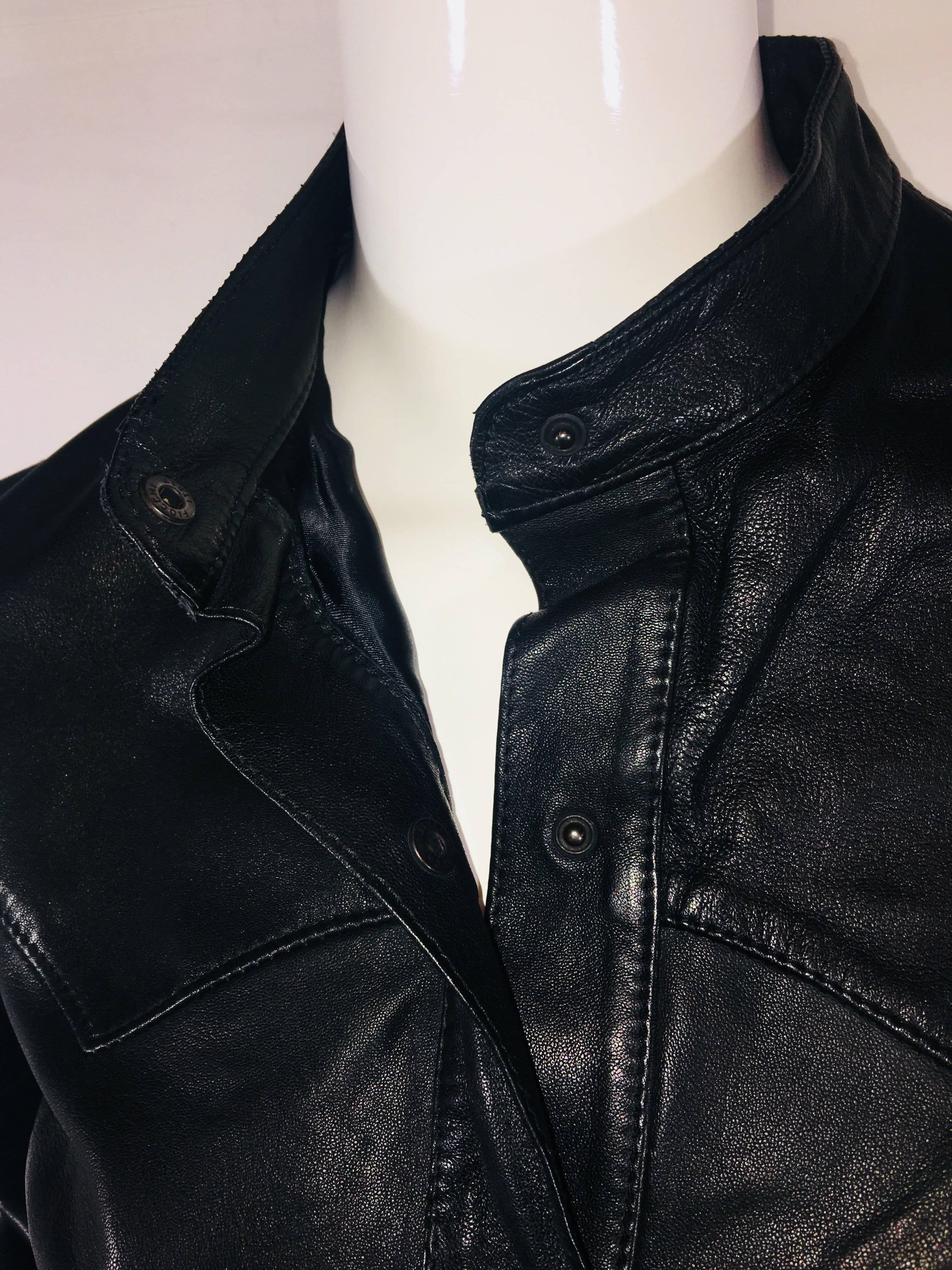 Black Maxfield Parrish Leather Jacket
