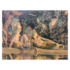 Maxfield Parrish Lithograph “Garden of Allah”, 1919