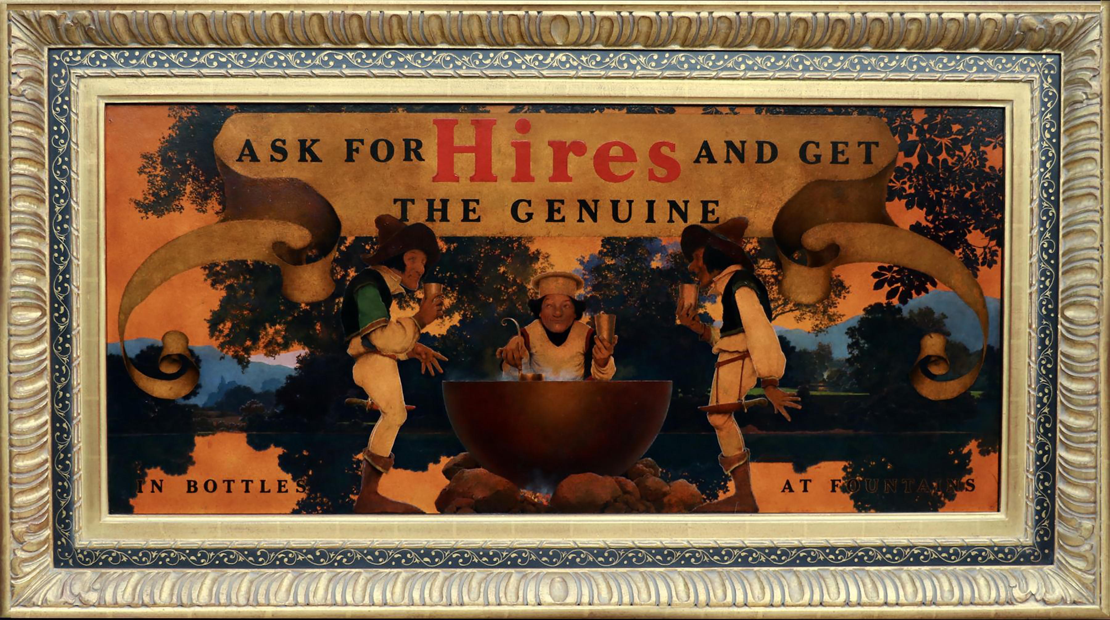  Ask for Hires and Get the Genuine - Painting by Maxfield Parrish