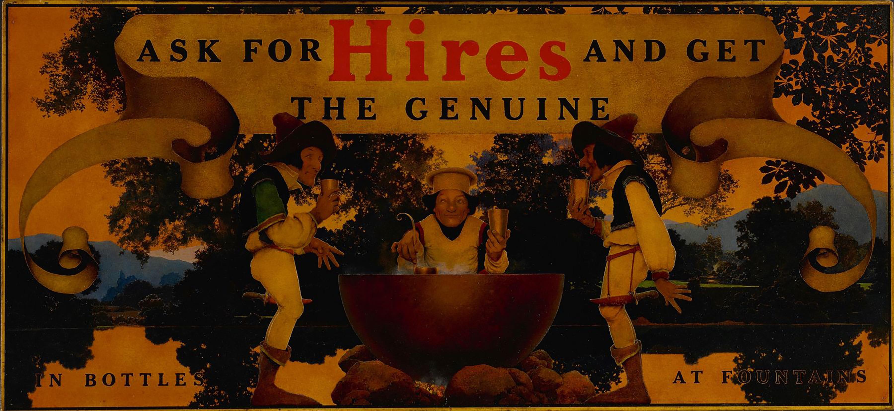 Maxfield Parrish Figurative Painting -  Ask for Hires and Get the Genuine