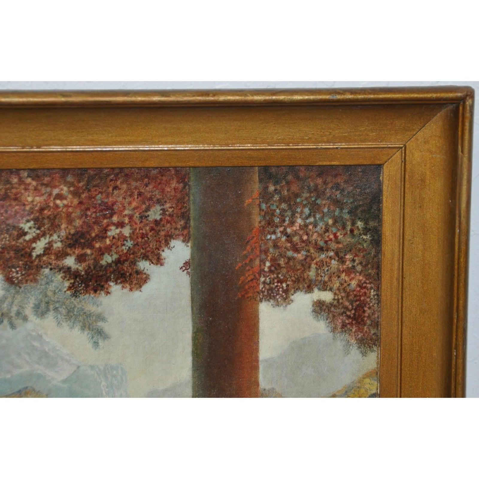 „Daybreak“ Original Ölgemälde des 20. Jahrhunderts nach Parrish, Original – Painting von Maxfield Parrish