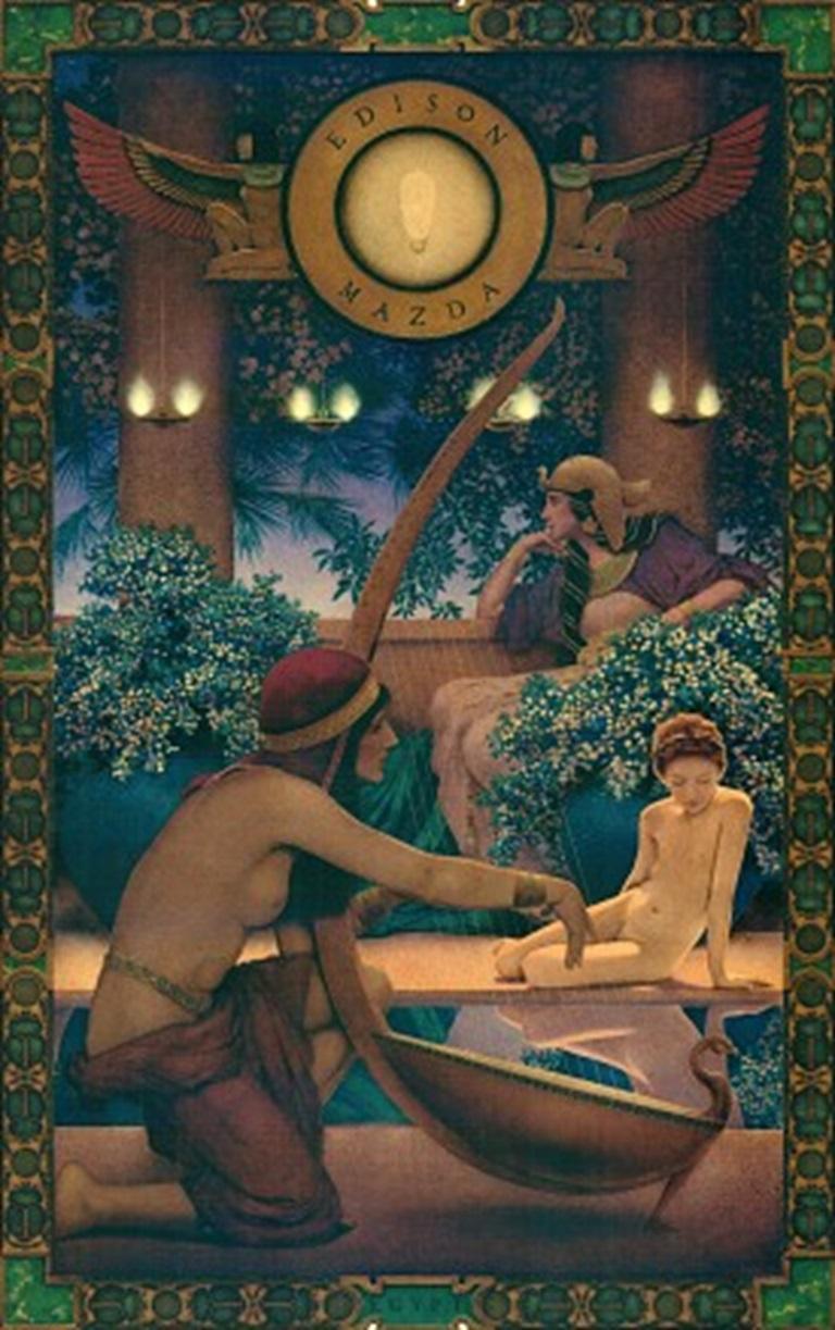 Egypt - Painting by Maxfield Parrish