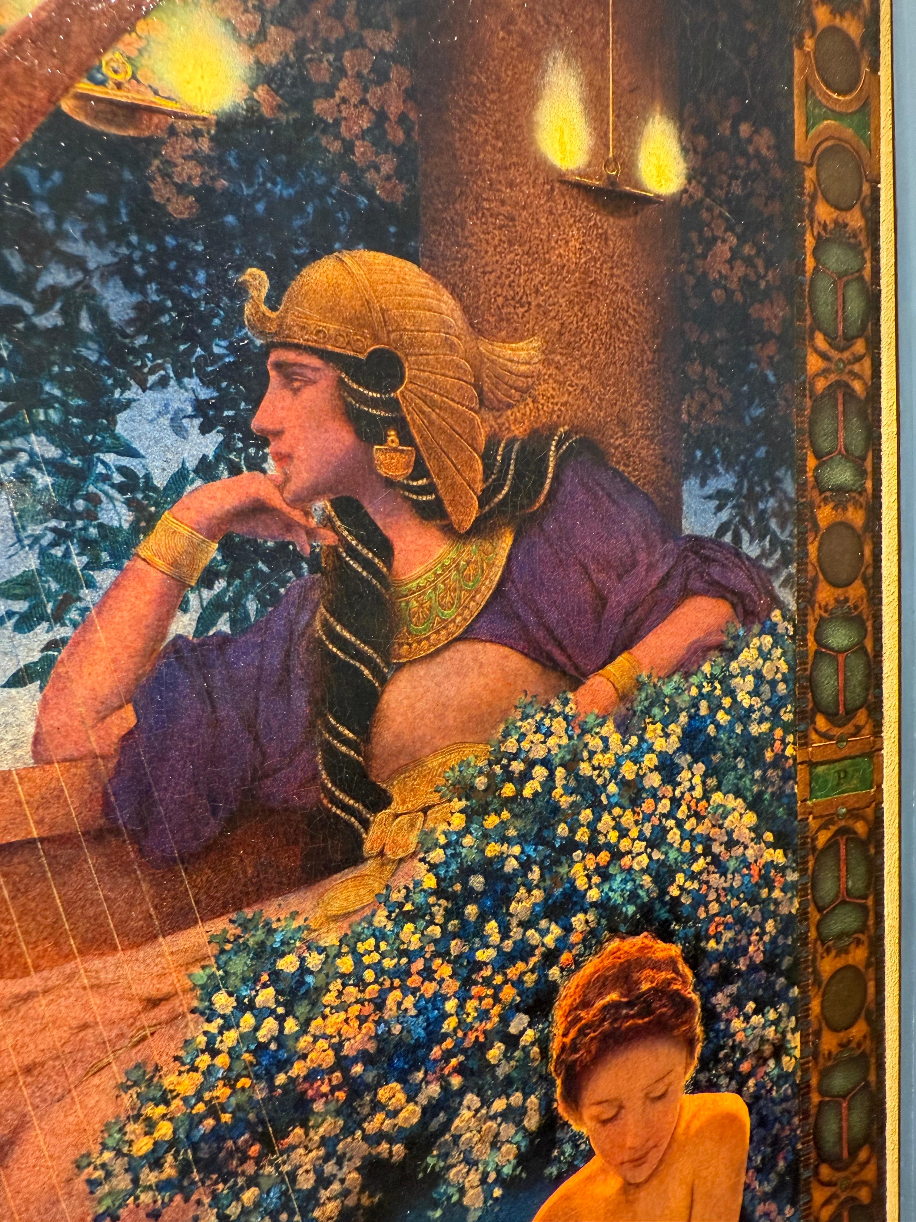 Egypt, Original Edison Mazda Calendar Illustration For Sale 1