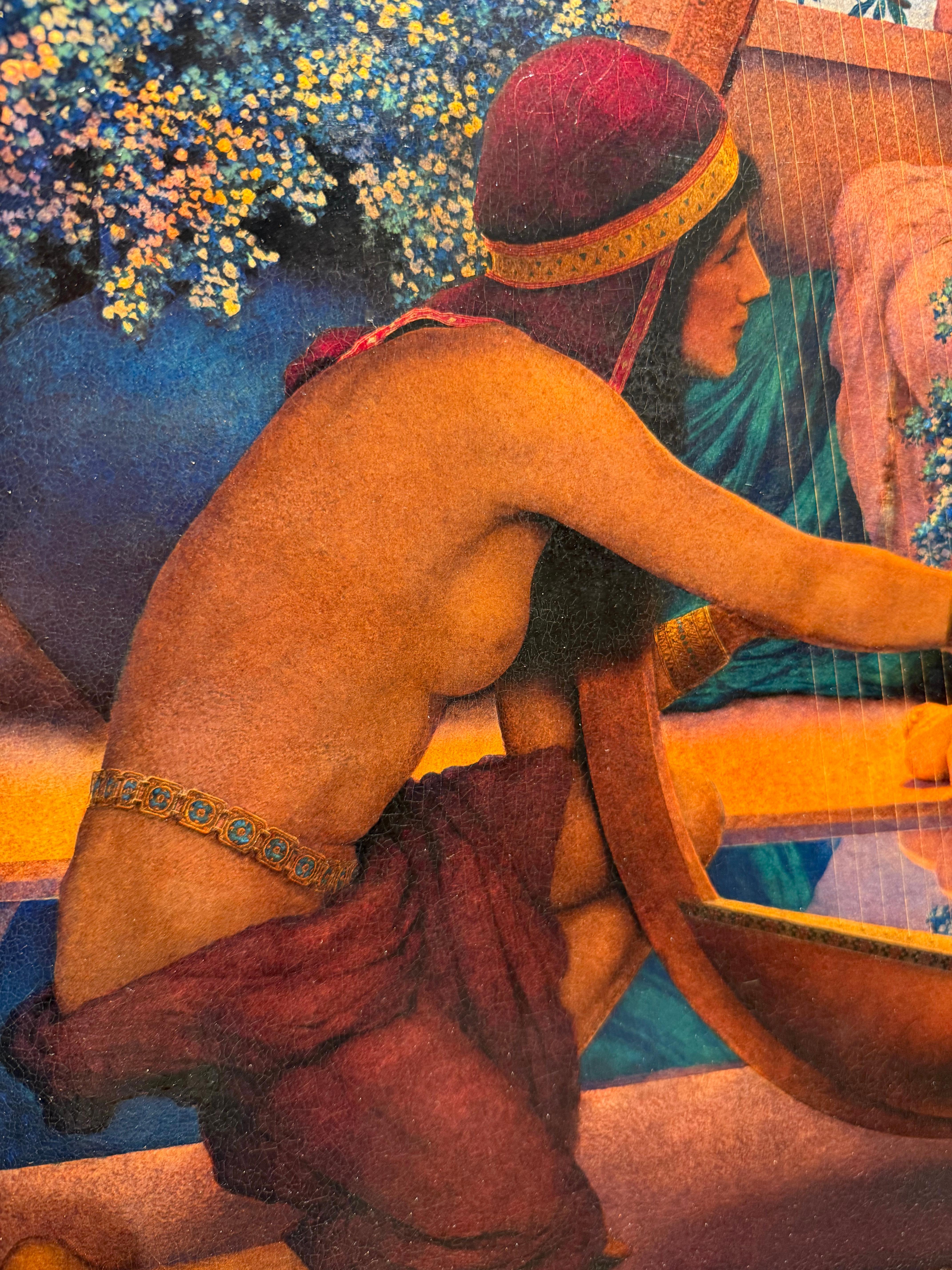 Egypt, Original Edison Mazda Calendar Illustration For Sale 2